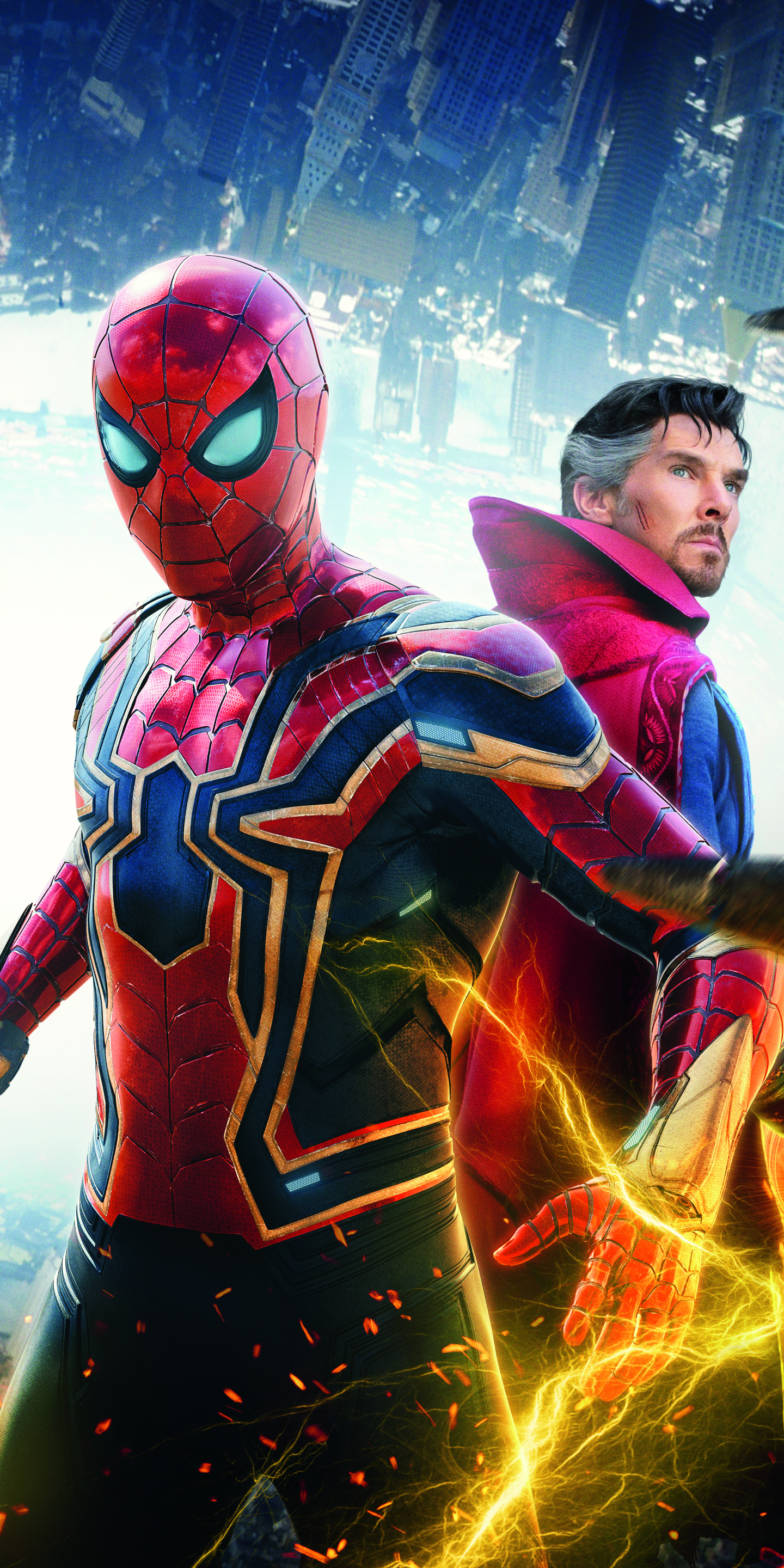 Download mobile wallpaper Spider Man, Movie, Doctor Strange, Spider Man: No Way Home for free.