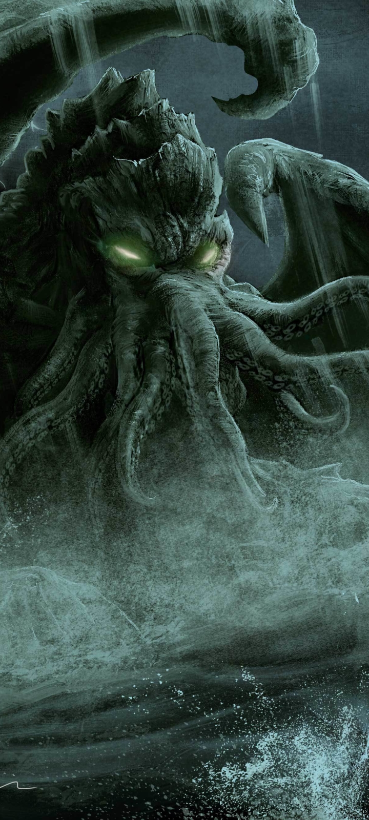 Descarga gratuita de fondo de pantalla para móvil de Fantasía, Monstruo, Cthulhu.