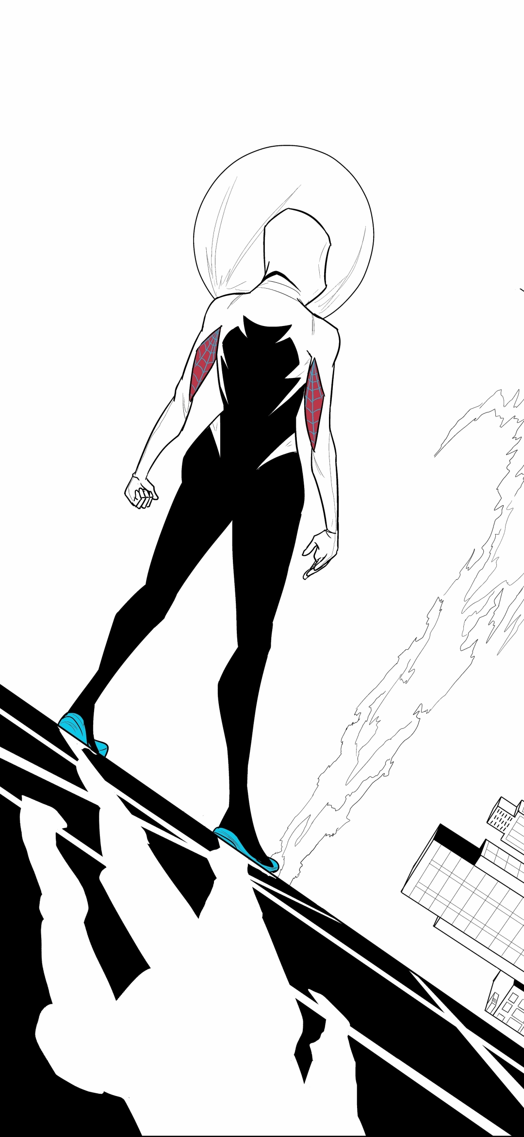 Handy-Wallpaper Comics, Spider Gwen kostenlos herunterladen.