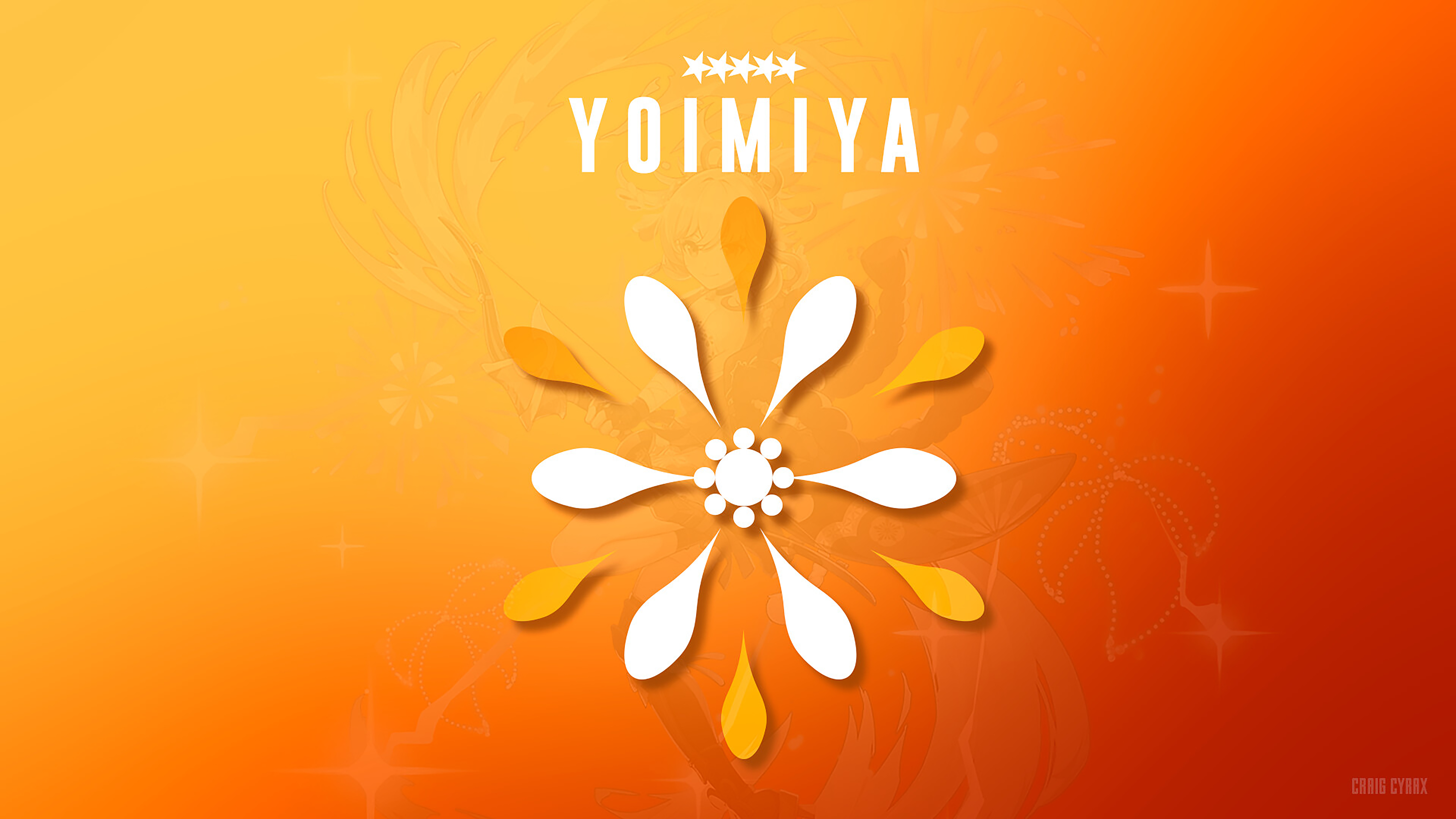 Laden Sie das Computerspiele, Genshin Impact, Yoimiya (Genshin Aufprall)-Bild kostenlos auf Ihren PC-Desktop herunter