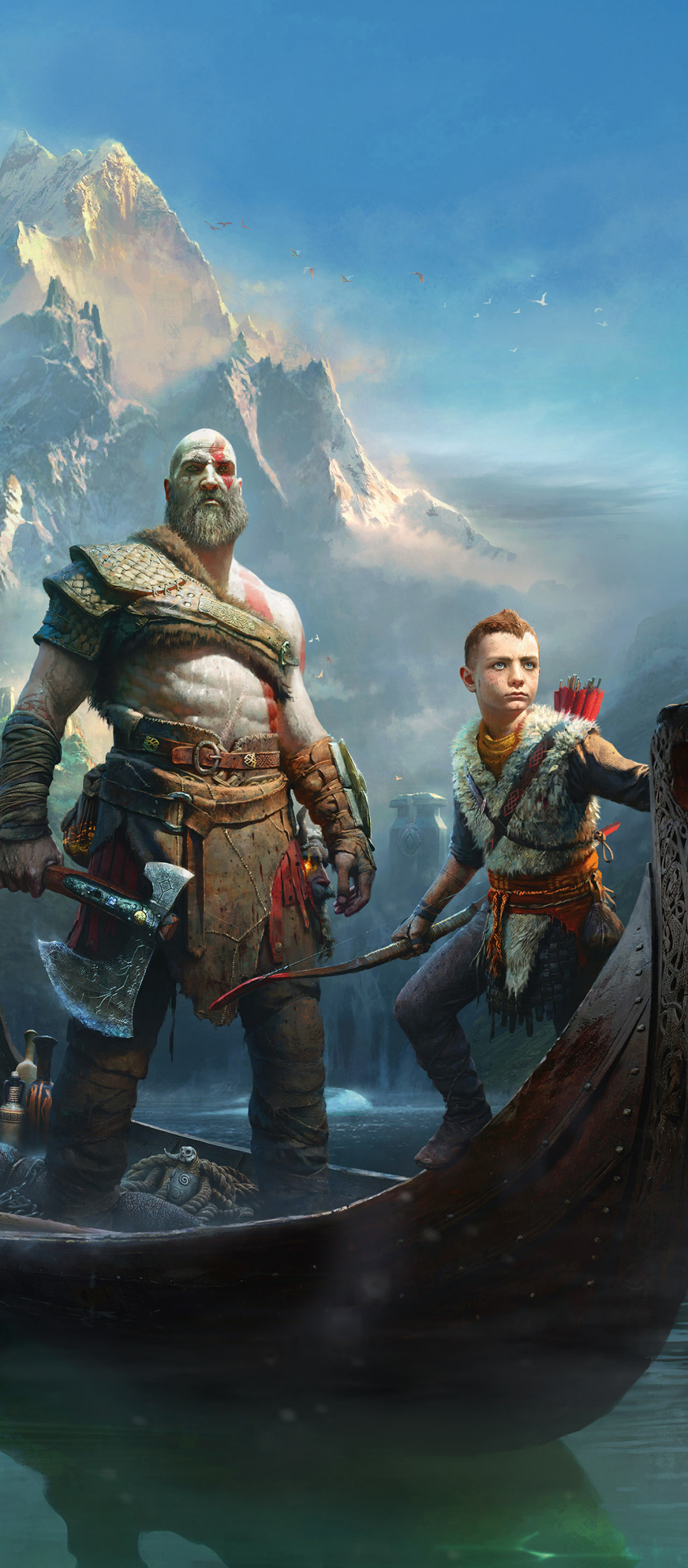 Baixar papel de parede para celular de God Of War, Videogame, Kratos (Deus Da Guerra), Deus Da Guerra, Atreus (Deus Da Guerra), Deus Da Guerra (2018) gratuito.