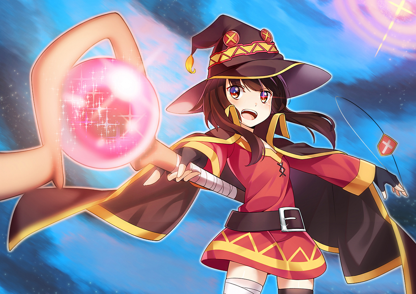 Baixe gratuitamente a imagem Anime, Konosuba: As Bençãos De Deus Neste Mundo Maravilhoso, Megumin (Konosuba) na área de trabalho do seu PC