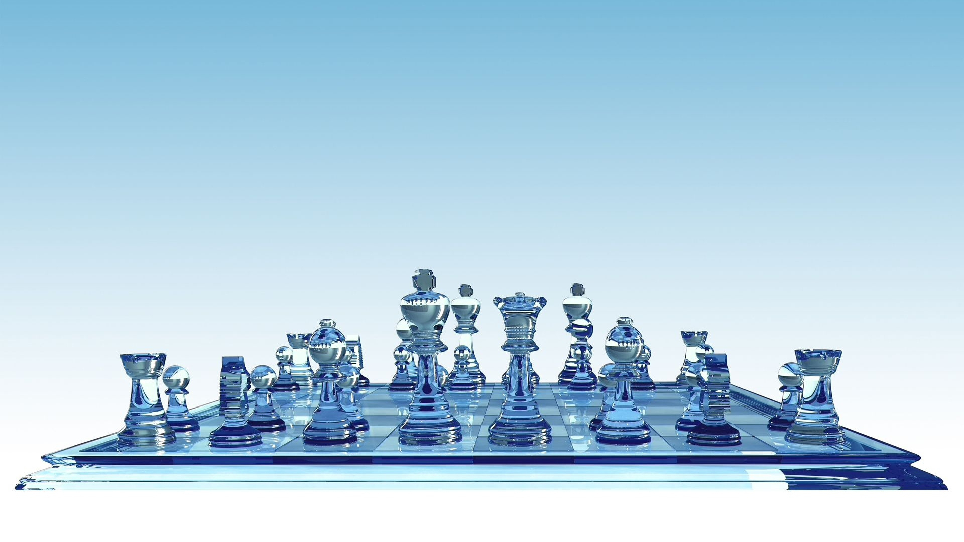 Free download wallpaper Chess, 3D, Glass, Game, Cgi on your PC desktop
