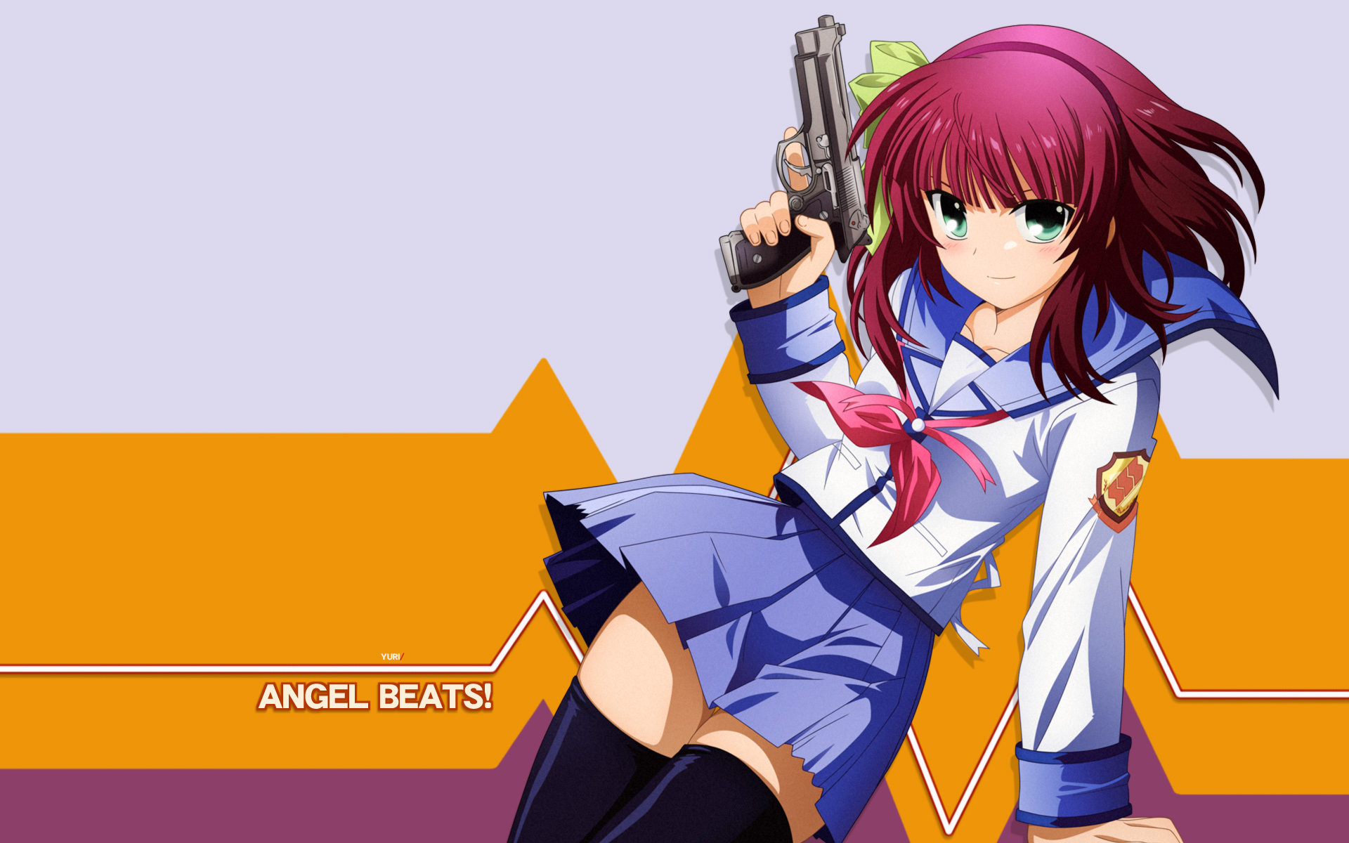 anime, angel beats!, yuri nakamura