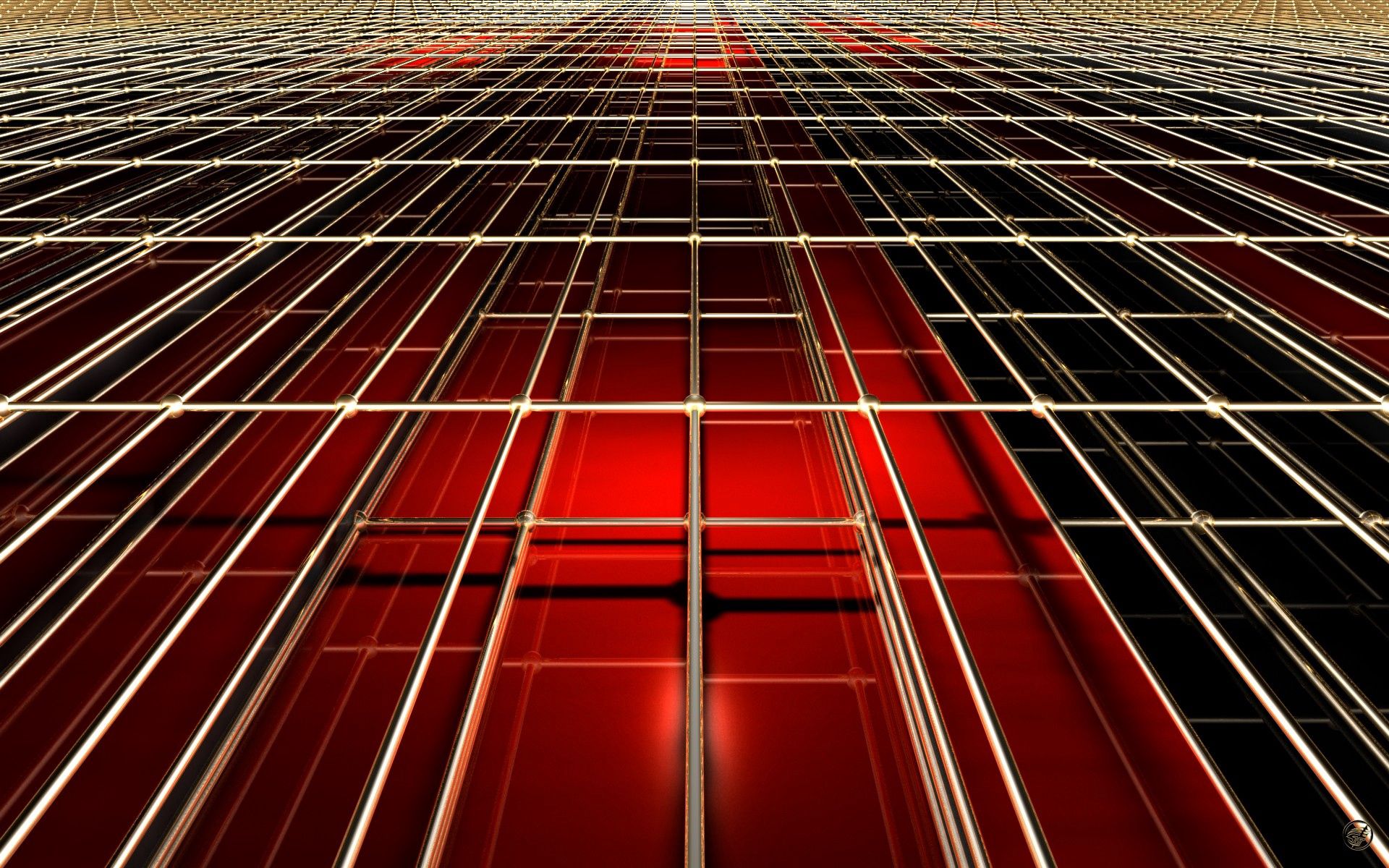 Lock Screen PC Wallpaper metal, 3d, surface, grid, compound