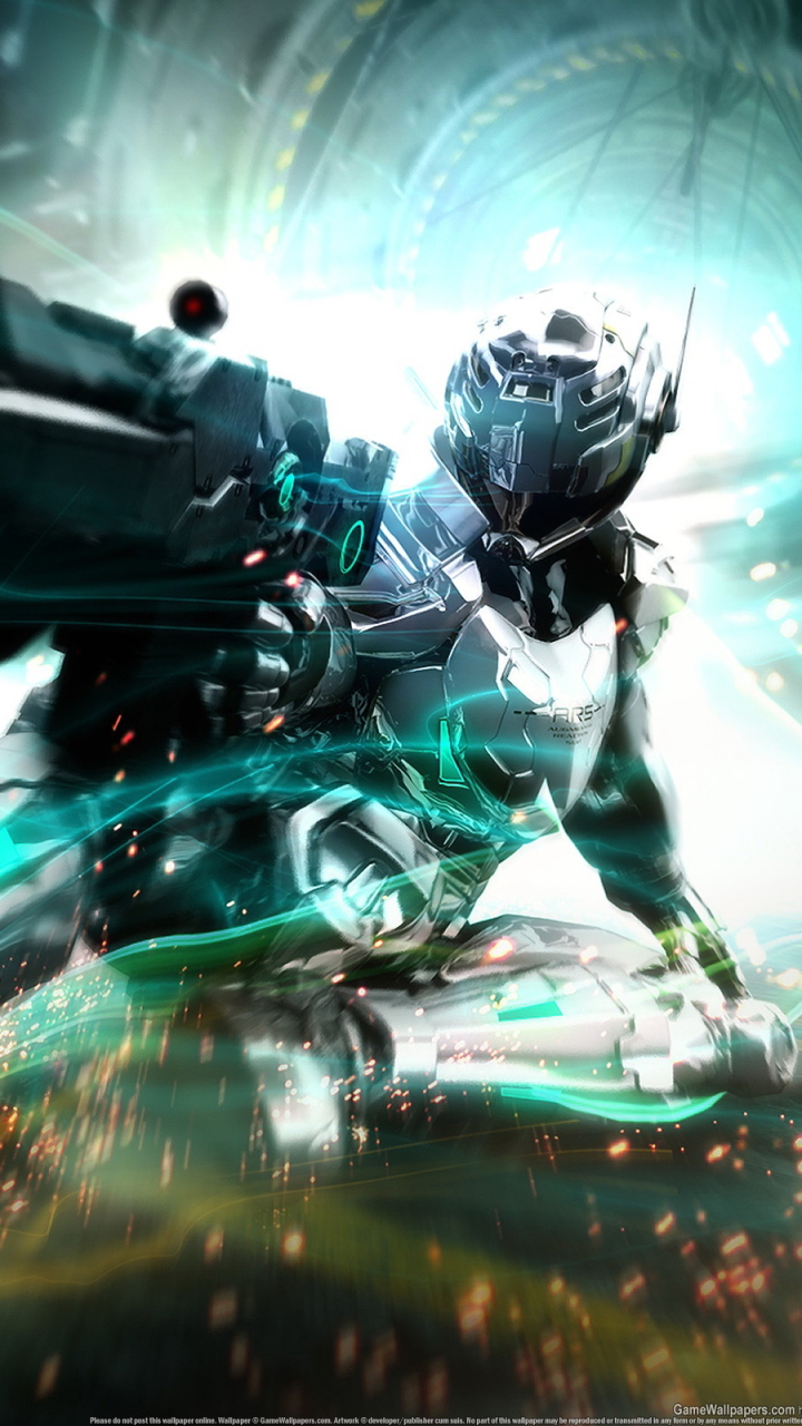 Download mobile wallpaper Weapon, Warrior, Sci Fi, Vanquish, Soldier, Video Game for free.