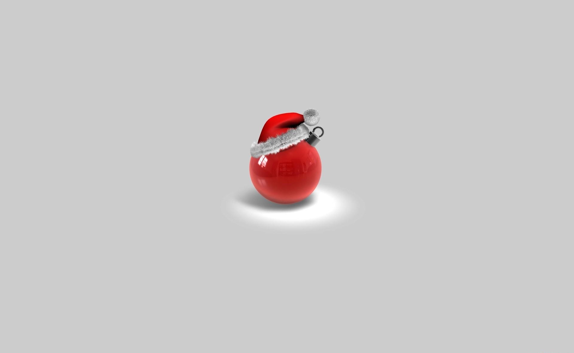 144735 Hintergrundbild herunterladen feiertage, weihnachten, rot, urlaub, ball, deckel, cap, weihnachtsbaum spielzeug, attribute - Bildschirmschoner und Bilder kostenlos