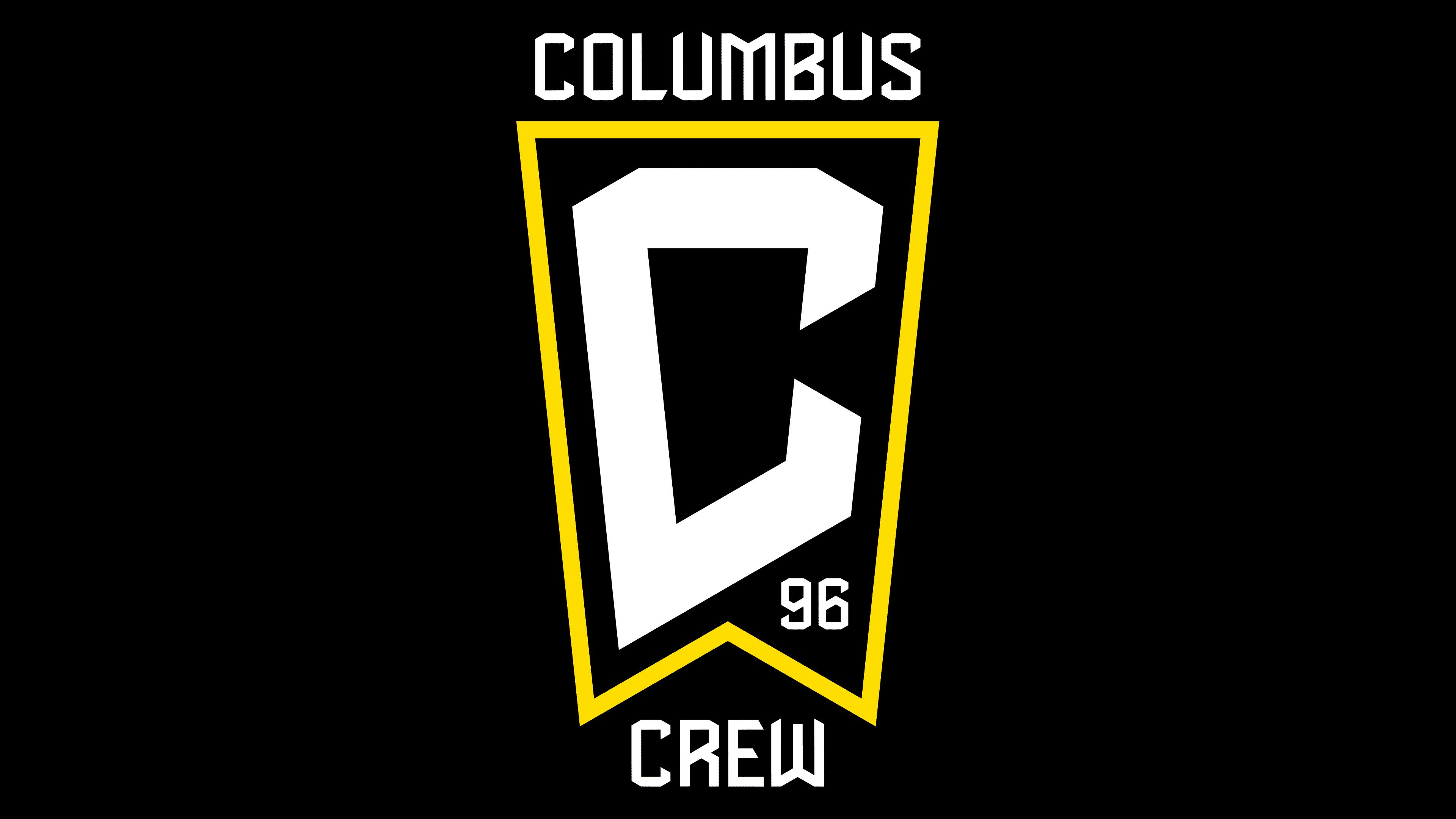 Handy-Wallpaper Sport, Fußball, Logo, Emblem, Kolumbus Crew kostenlos herunterladen.