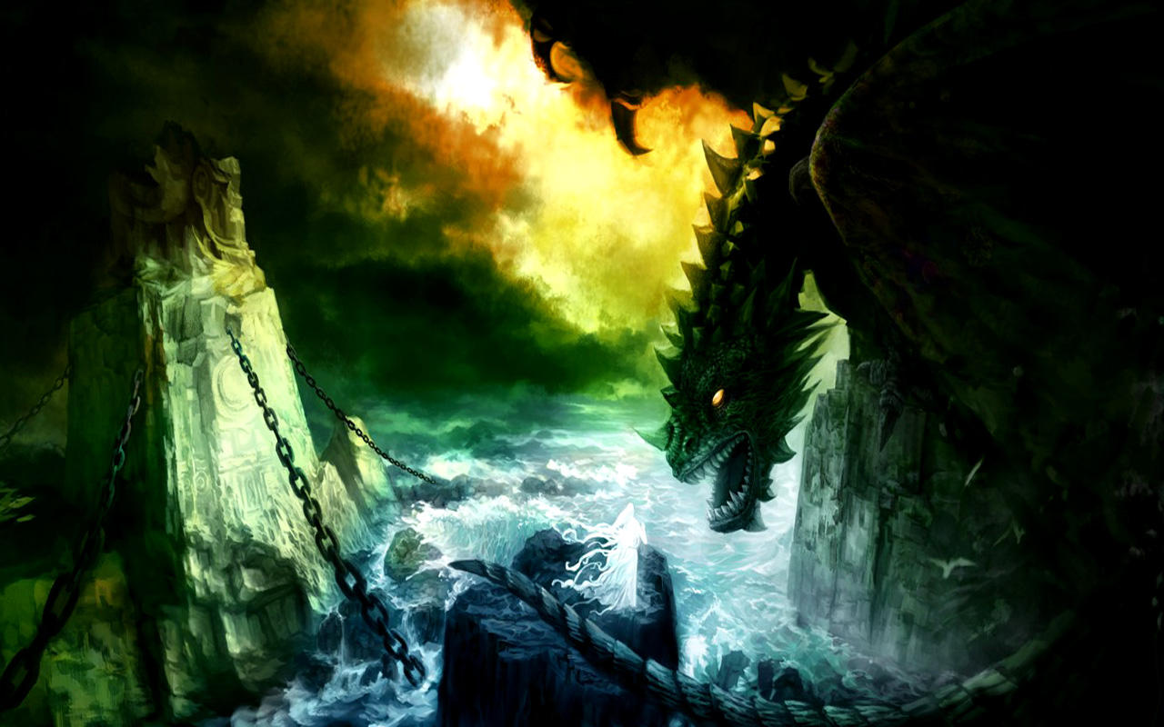 Free download wallpaper Fantasy, Dragon on your PC desktop