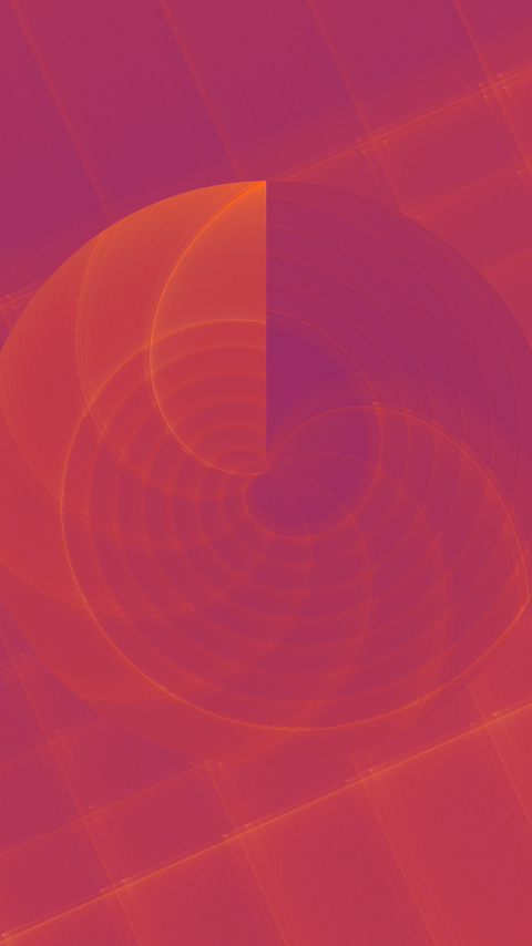 Download mobile wallpaper Abstract, Purple, Circle, Shapes, Geometry, Orange (Color) for free.