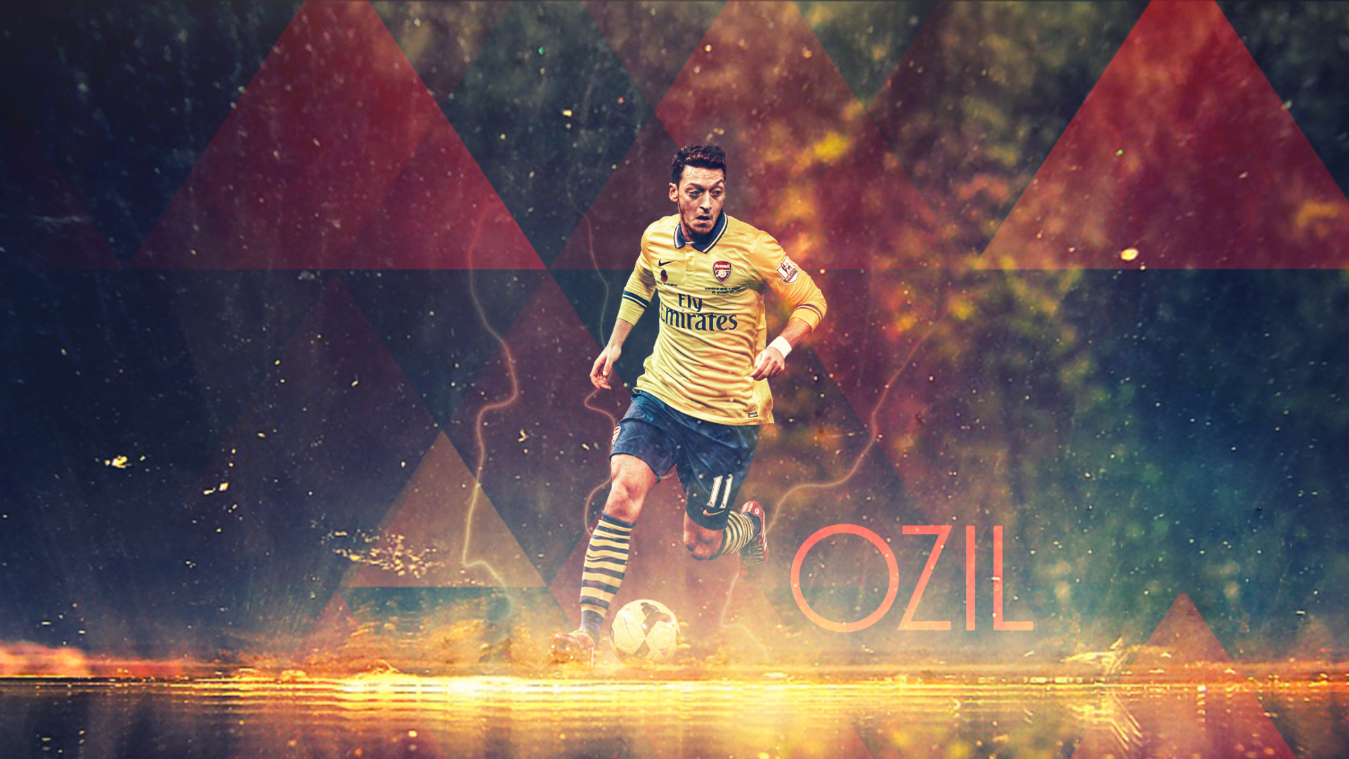 Download mobile wallpaper Sports, Soccer, Arsenal F C, Mesut Özil for free.
