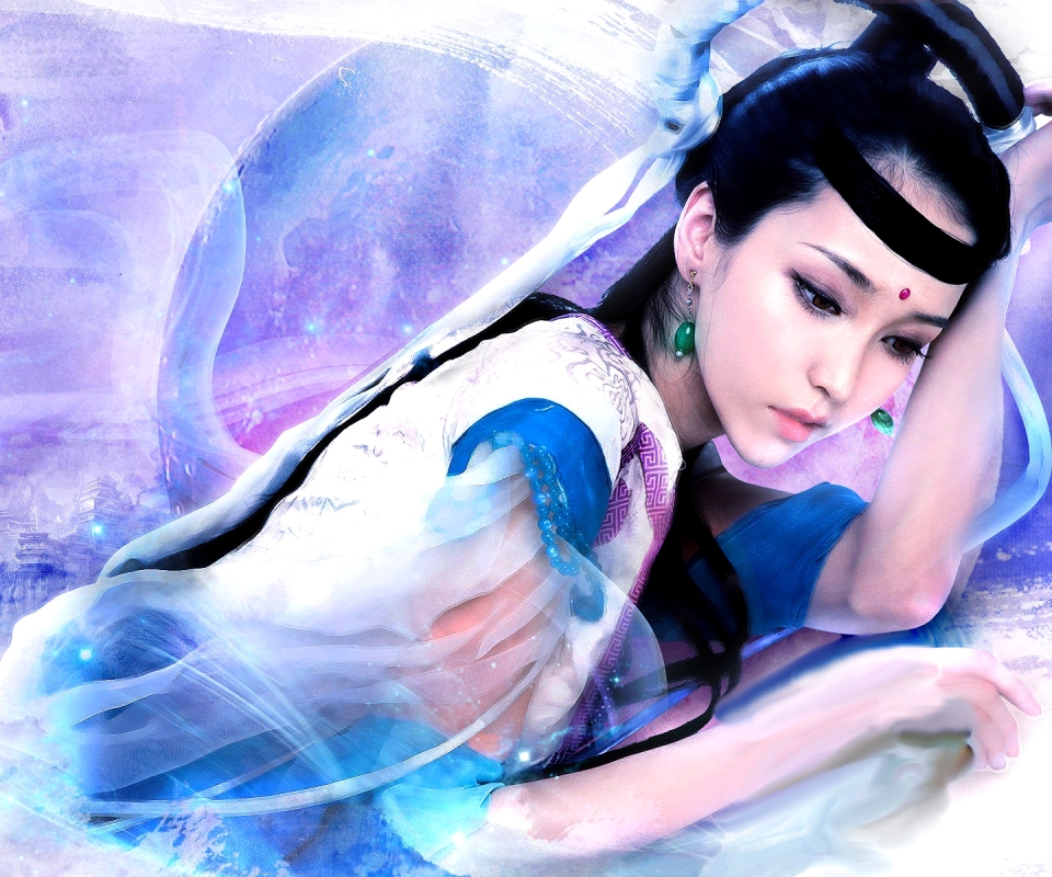 Download mobile wallpaper Fantasy, Oriental, Women for free.