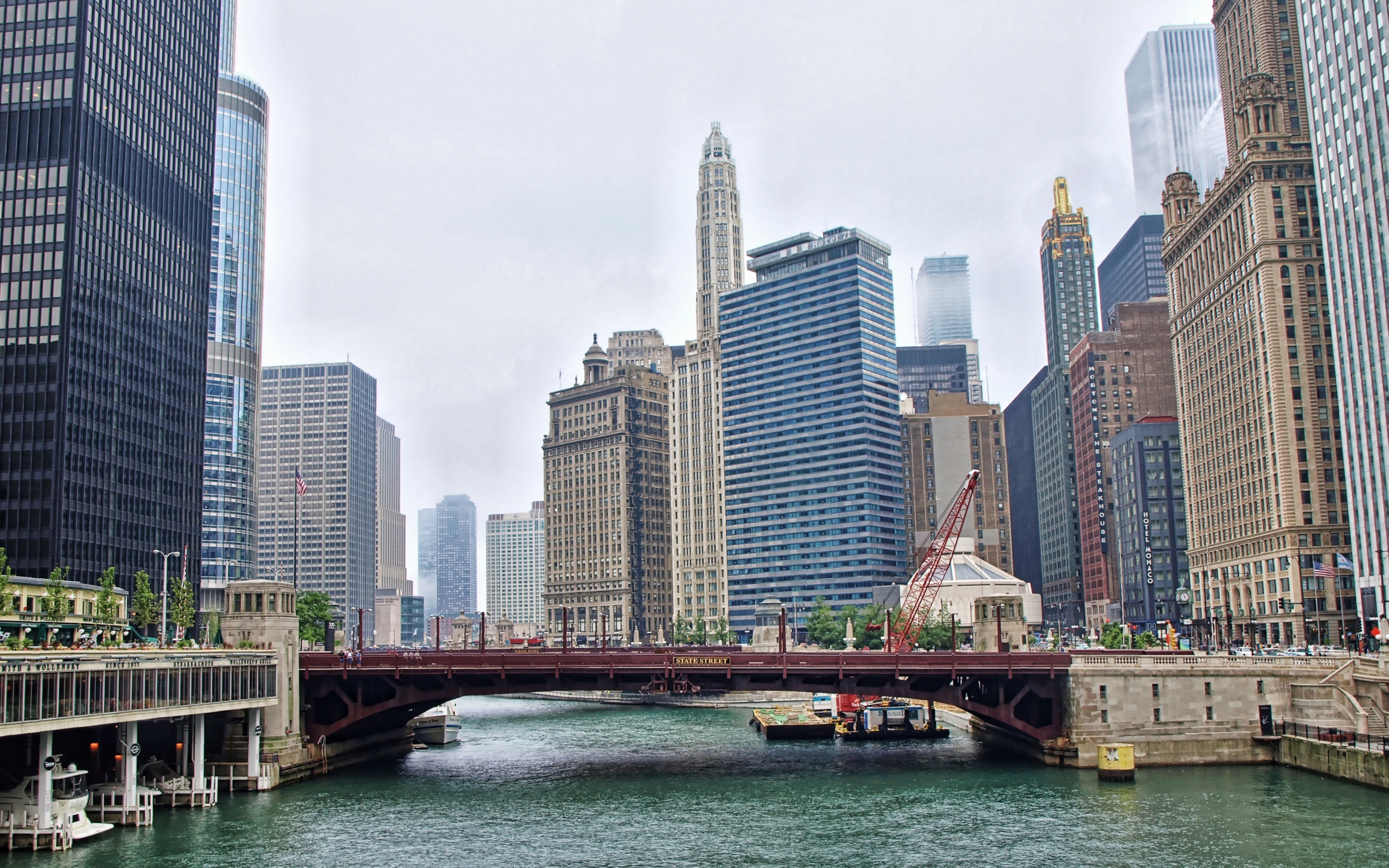 Скачать обои бесплатно Города, Чикаго, Сделано Человеком картинка на рабочий стол ПК