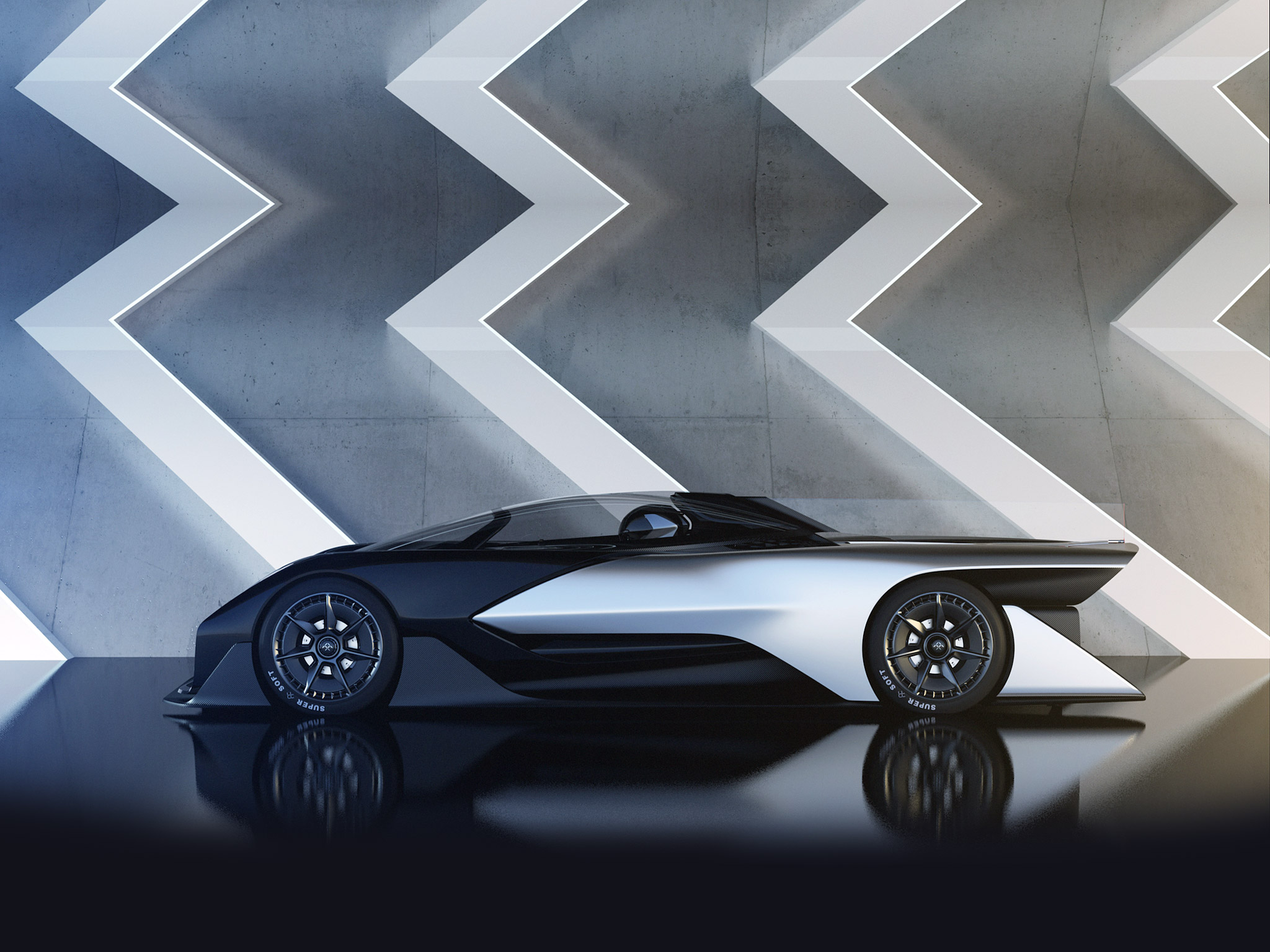 HQ Faraday Future Ffzero1 Concept Background