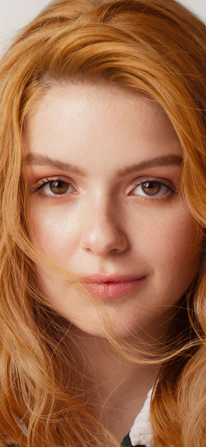 celebrity, ariel winter, face, brown eyes, actress, redhead HD wallpaper