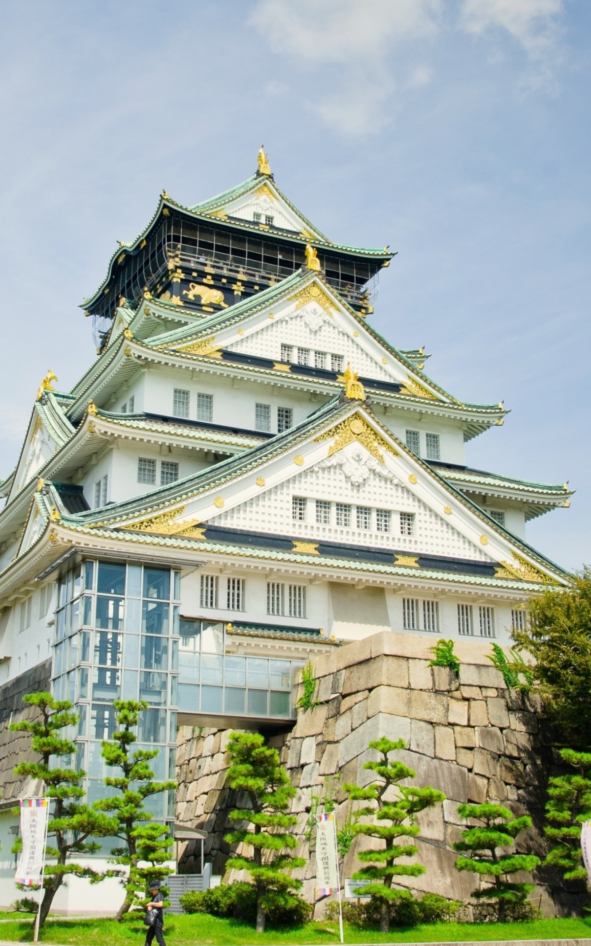 Handy-Wallpaper Schlösser, Japan, Osaka, Menschengemacht, Osaka Schloss kostenlos herunterladen.