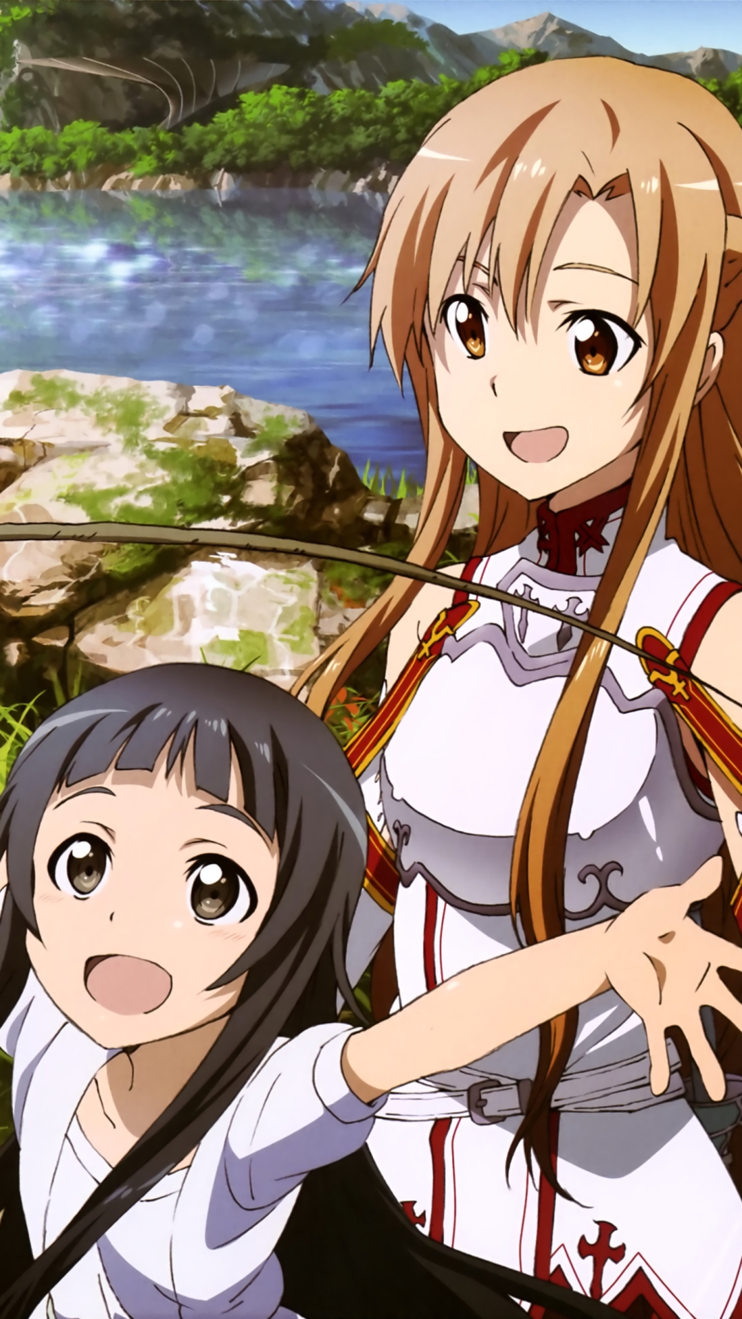 Download mobile wallpaper Anime, Sword Art Online, Asuna Yuuki, Kirito (Sword Art Online), Yui (Sword Art Online) for free.
