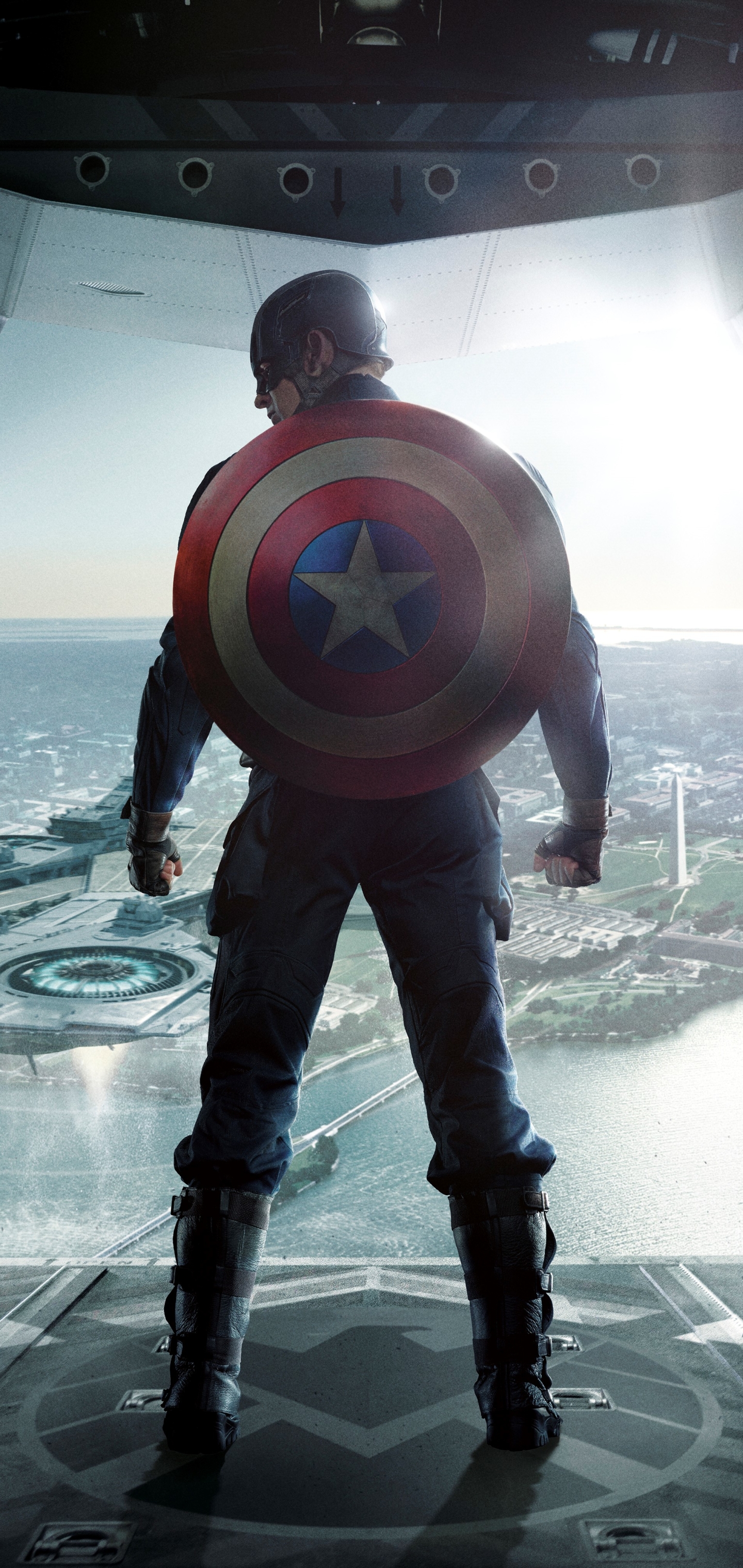 Скачать обои бесплатно Кино, Капитан Америка, Крис Эванс, Первый Мститель: Другая Война картинка на рабочий стол ПК
