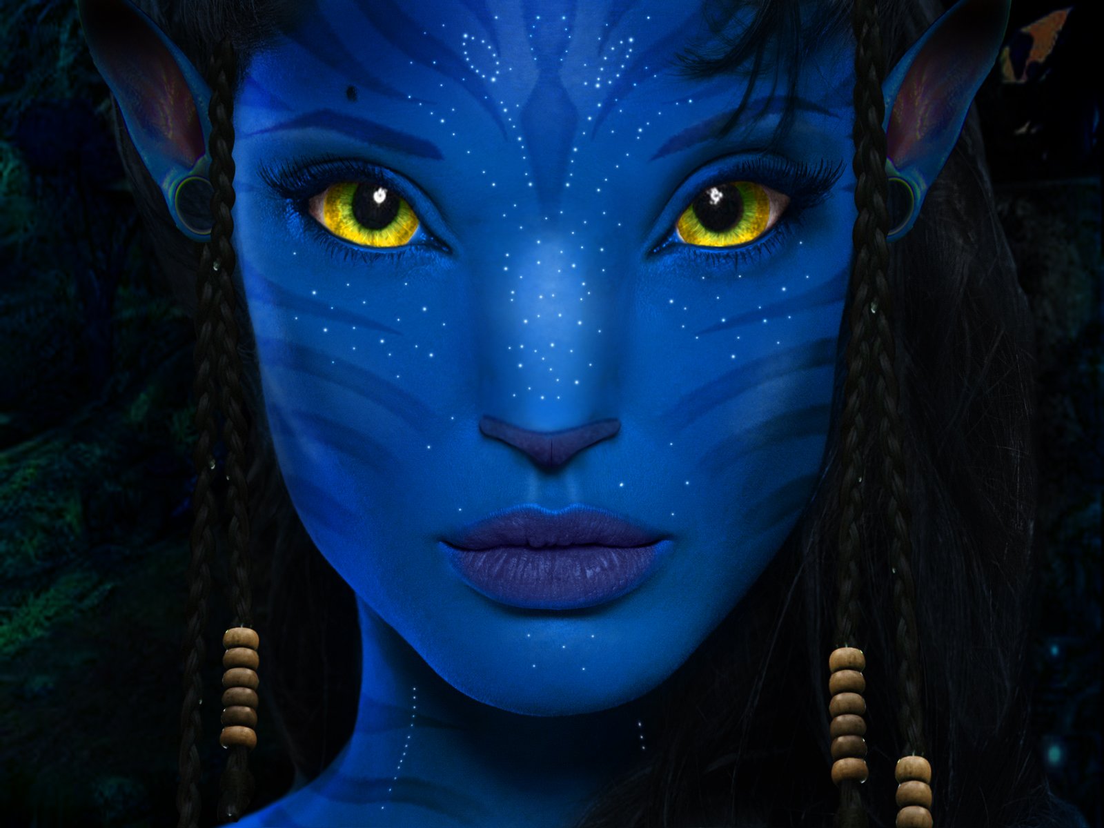 Download mobile wallpaper Fantasy, Avatar, Face, Movie for free.