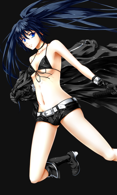 Download mobile wallpaper Anime, Black Rock Shooter for free.