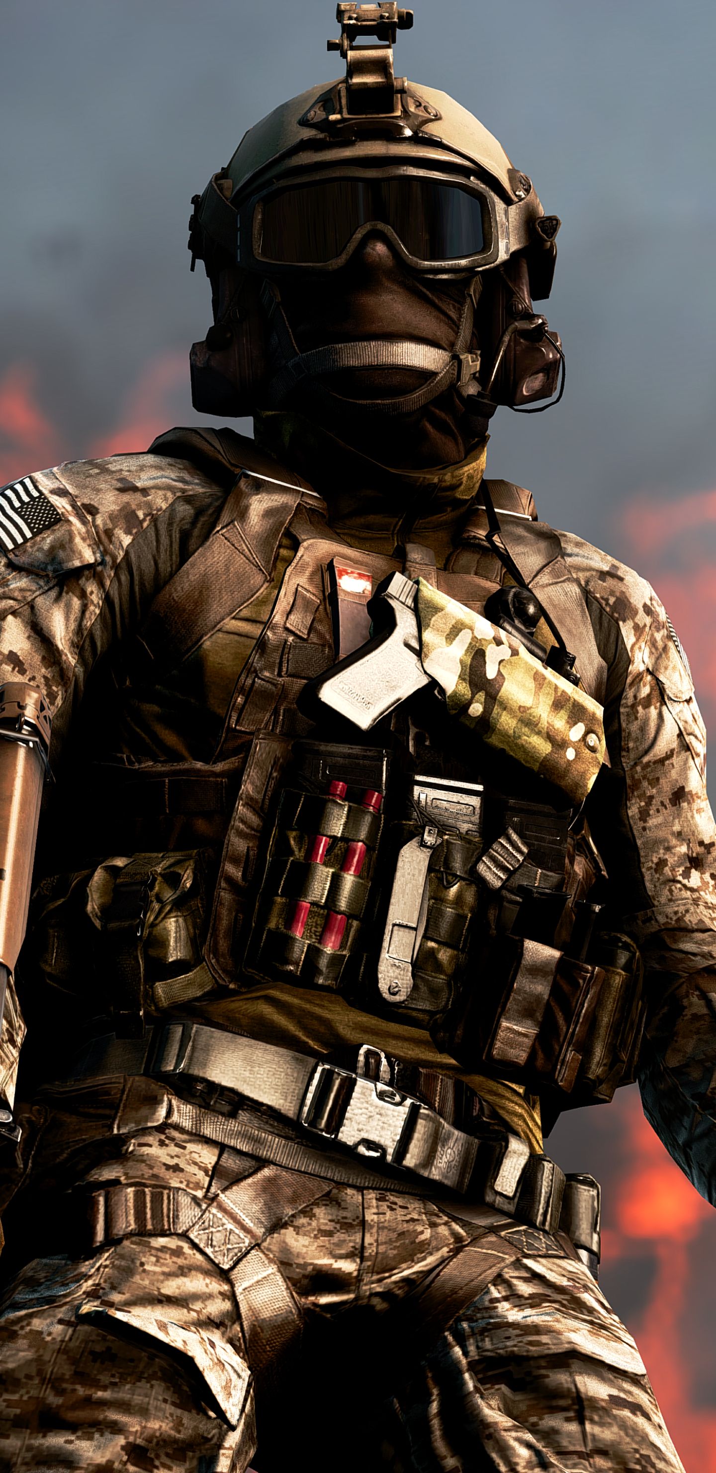 Download mobile wallpaper Battlefield, Soldier, Video Game, Battlefield 4 for free.