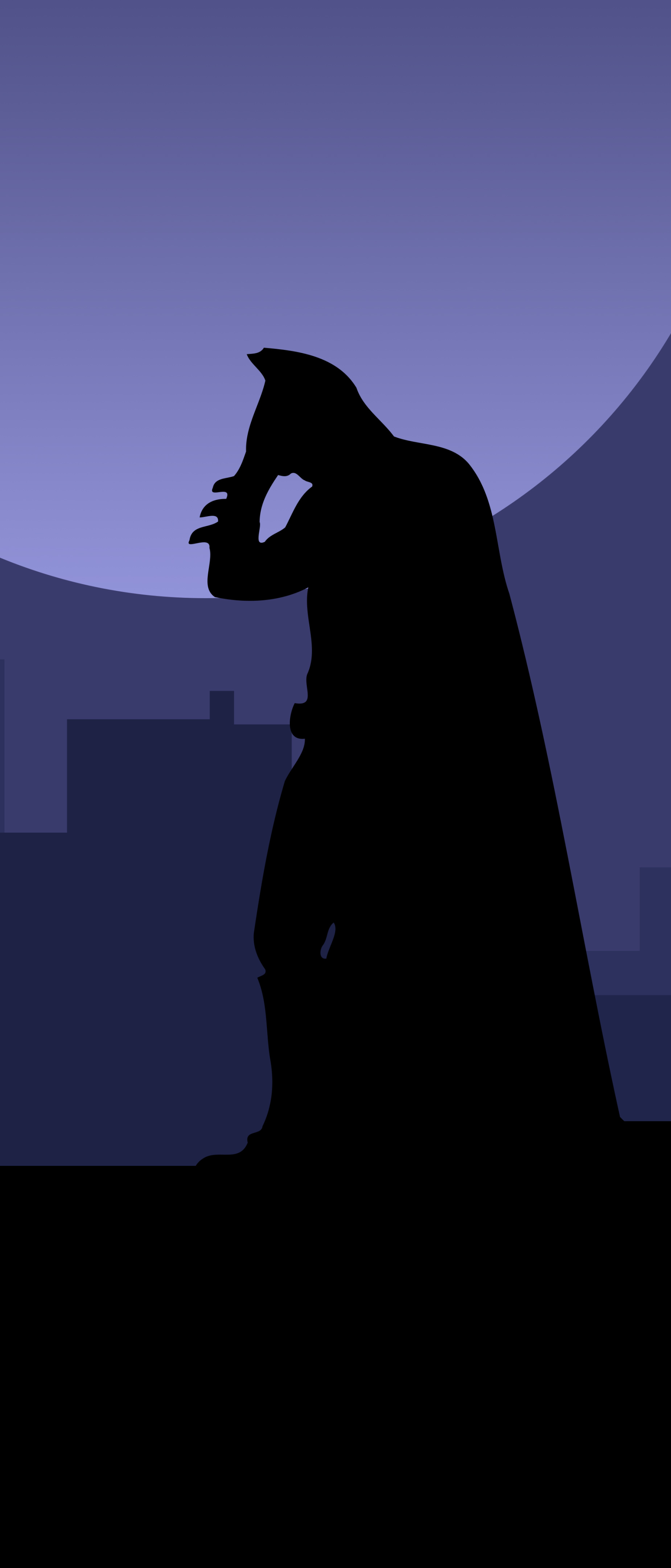 Handy-Wallpaper Batman, Minimalistisch, Comics, The Batman, Dc Comics kostenlos herunterladen.