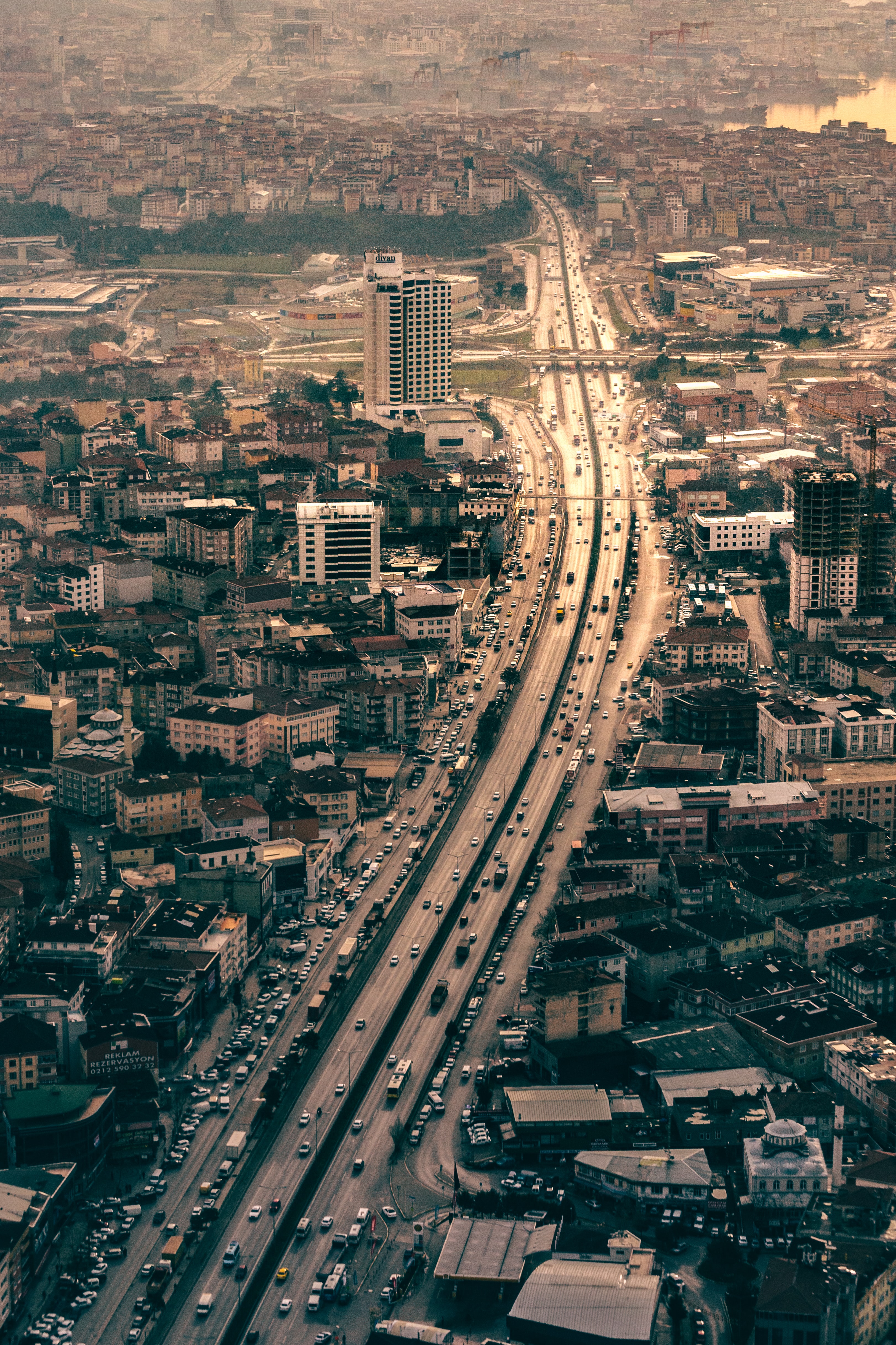Free download wallpaper Building, View From Above, Road, Cities, Cars, City on your PC desktop