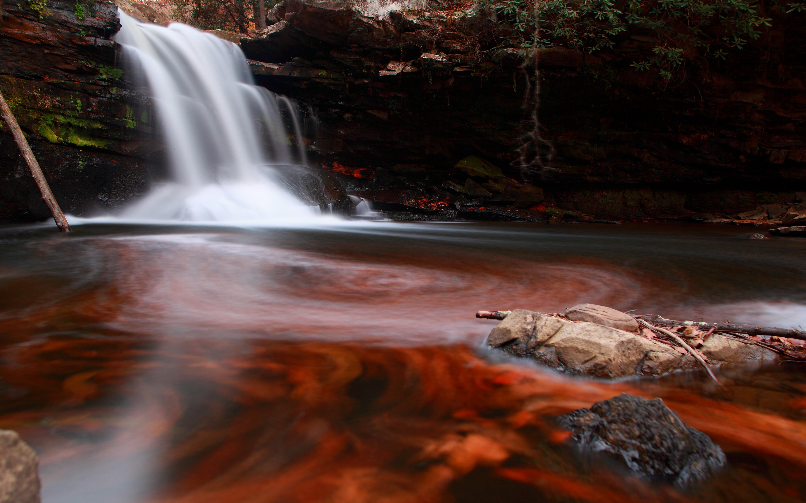 Handy-Wallpaper Mill Creek Wasserfall, West Virginia, Wasserfall, Wasserfälle, Teich, Erde/natur kostenlos herunterladen.