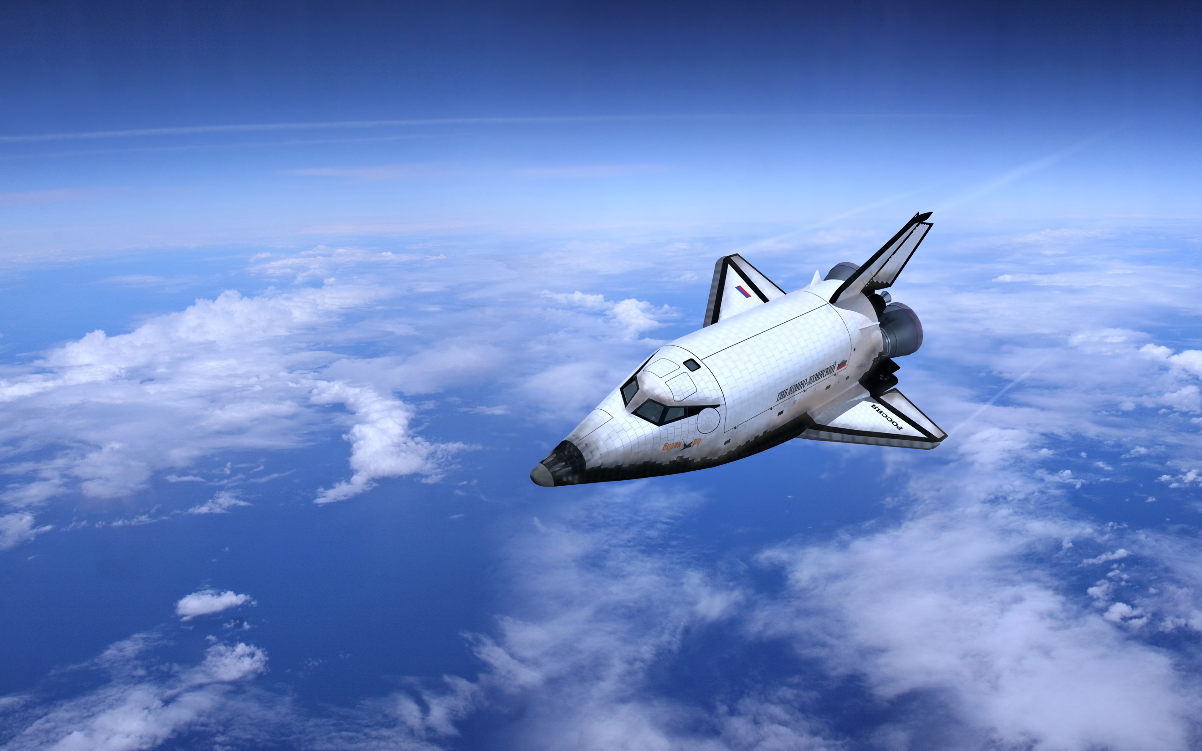 Free download wallpaper Sky, Earth, Cloud, Vehicles, Space Shuttle, Space Shuttles on your PC desktop