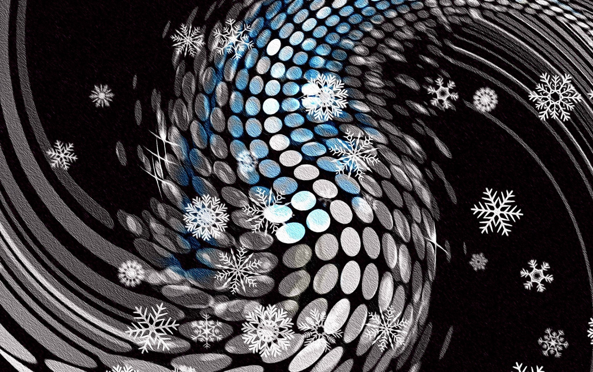 Free download wallpaper Abstract, Snowflake, Swirl on your PC desktop