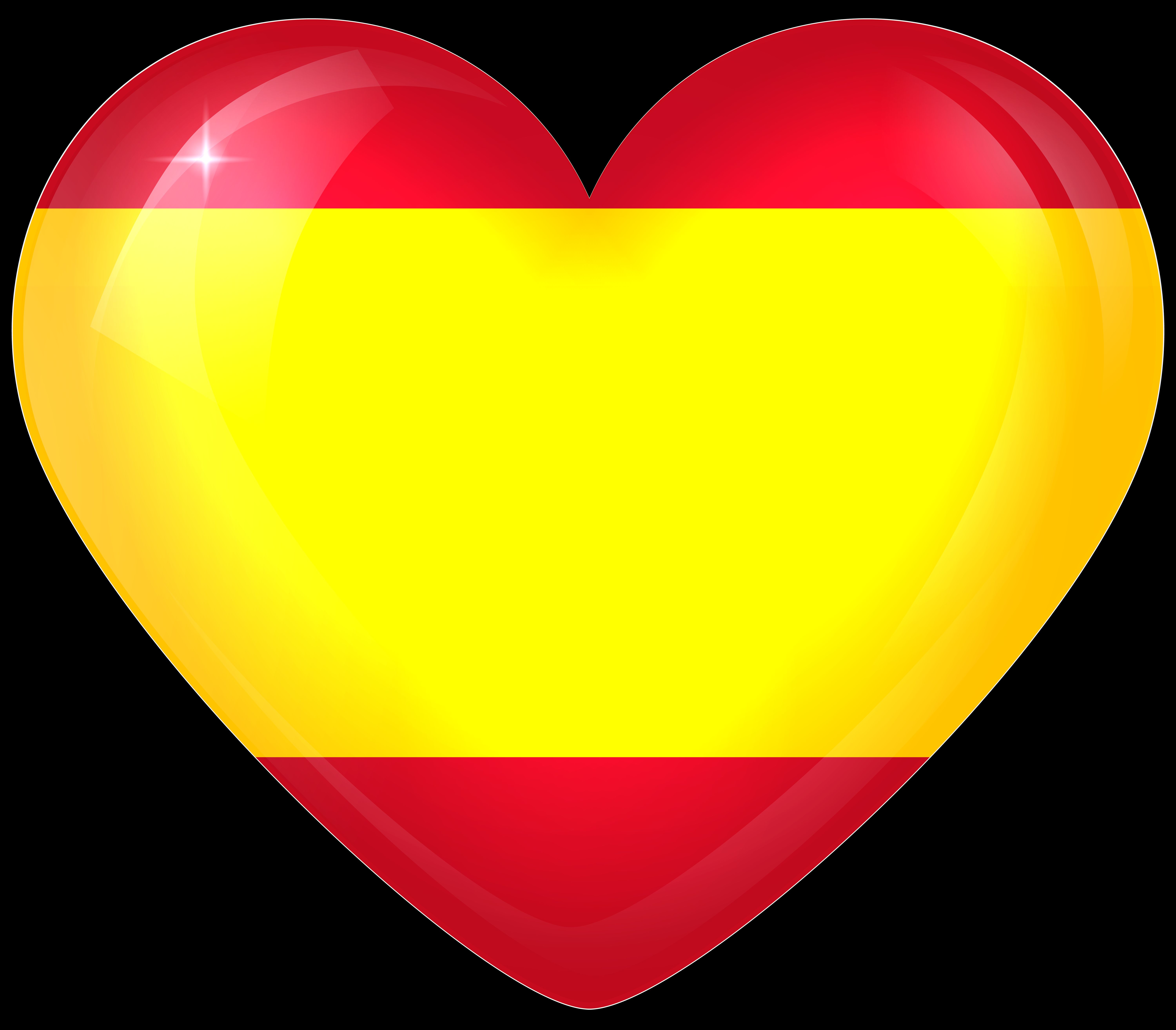 Baixar papel de parede para celular de Bandeiras, Miscelânea, Coração, Bandeira, Bandeira Da Espanha gratuito.