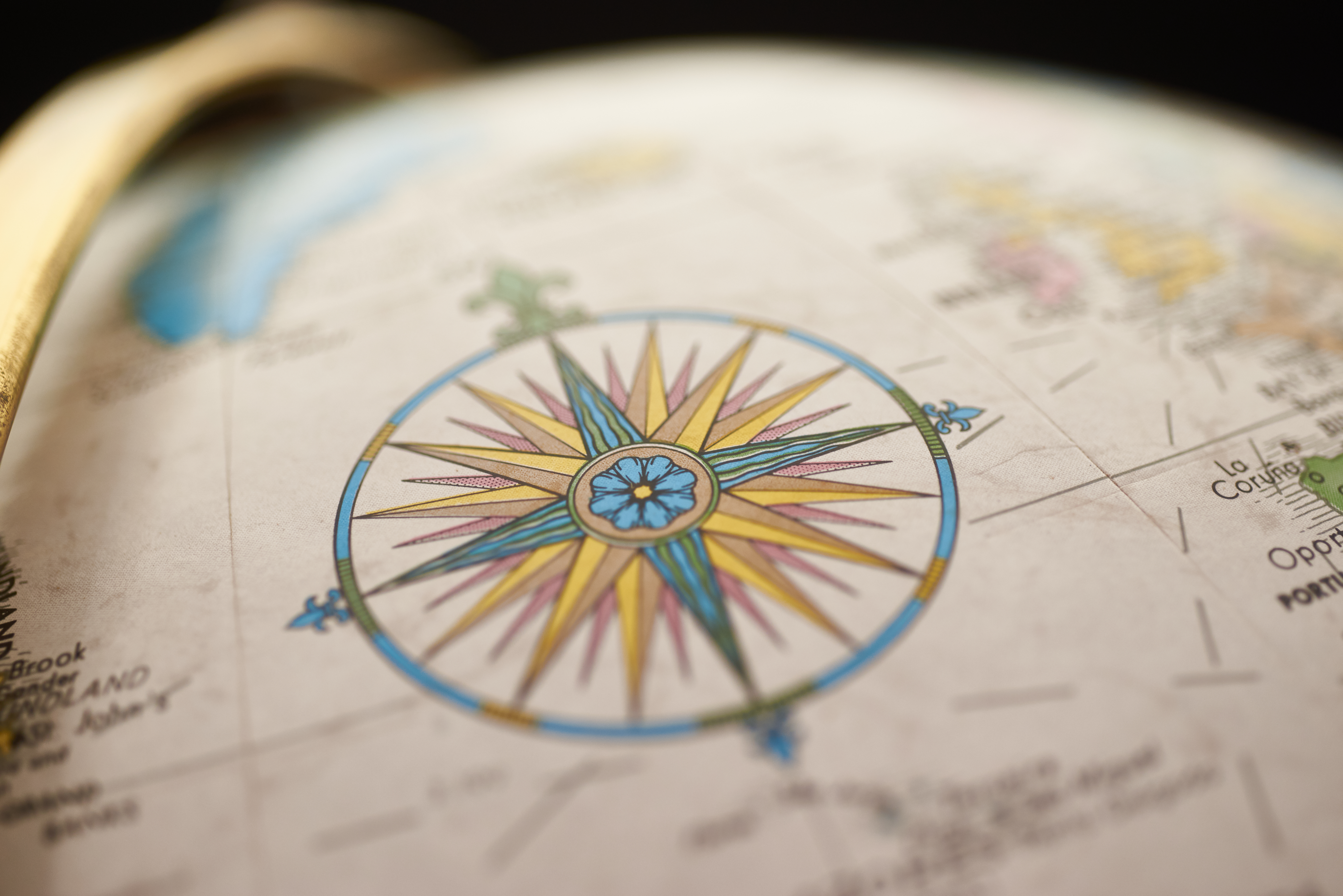 compass, miscellaneous, miscellanea, journey, world map, map of the world Smartphone Background