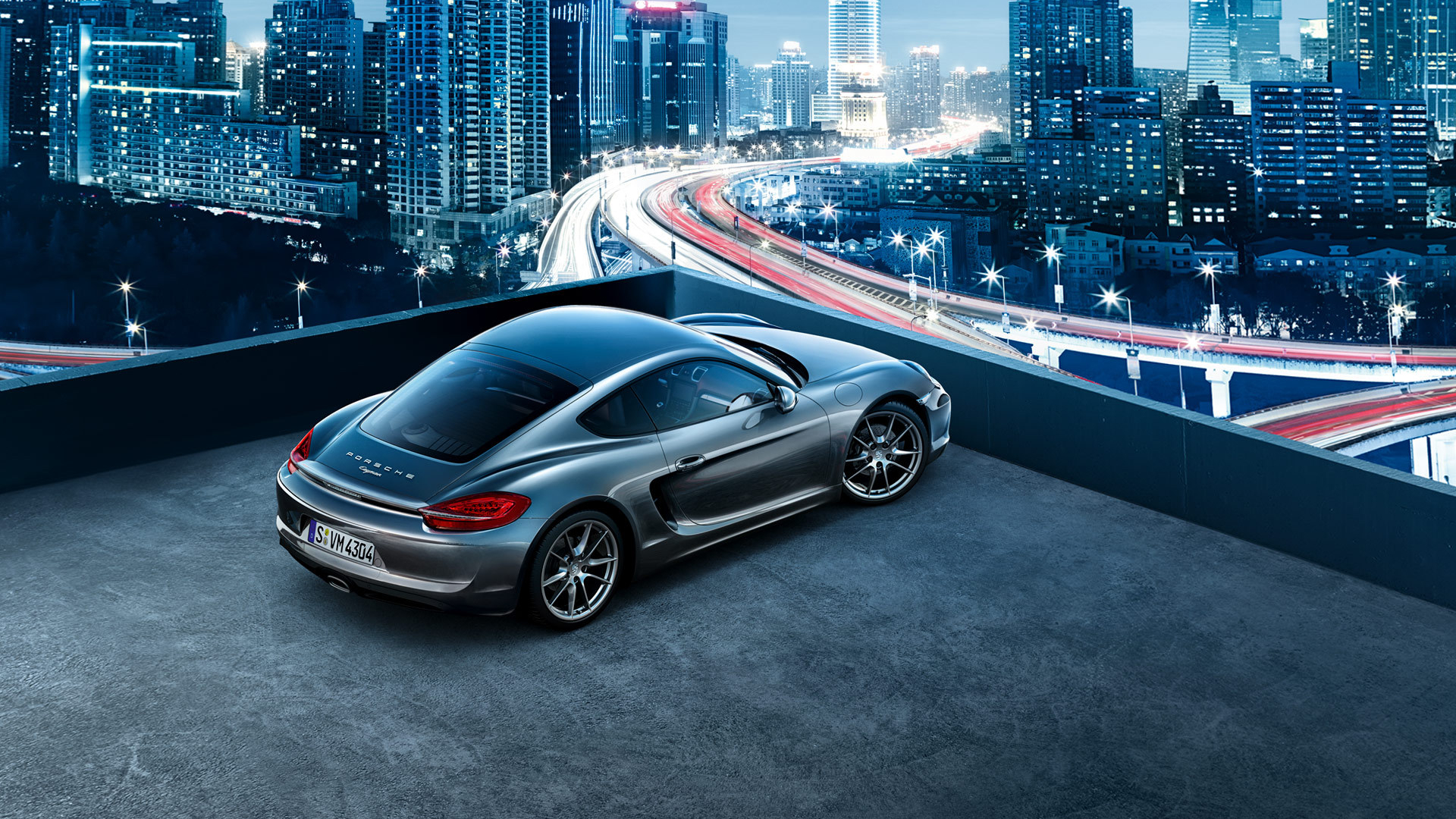Descarga gratuita de fondo de pantalla para móvil de Porsche Caimán, Porsche, Coche De Plata, Vehículos, Coche.