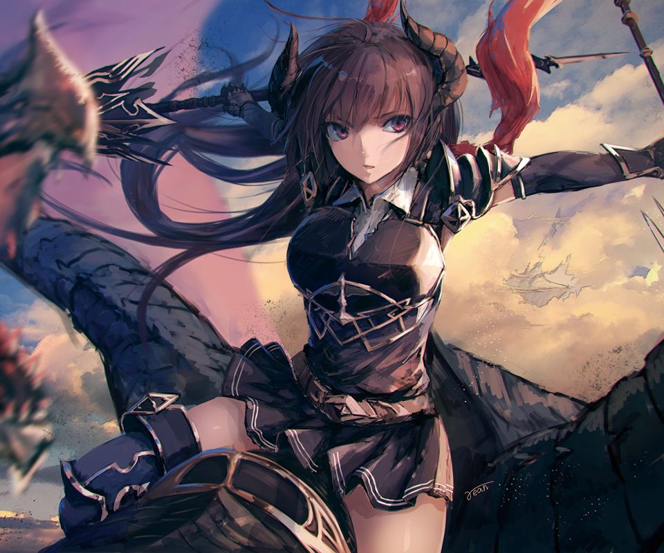 Download mobile wallpaper Anime, Rage Of Bahamut for free.