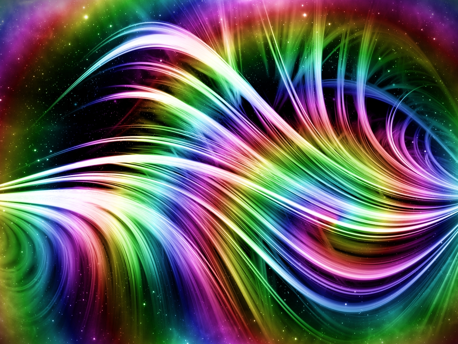 Free download wallpaper Abstract, Rainbow, Colors, Wave on your PC desktop