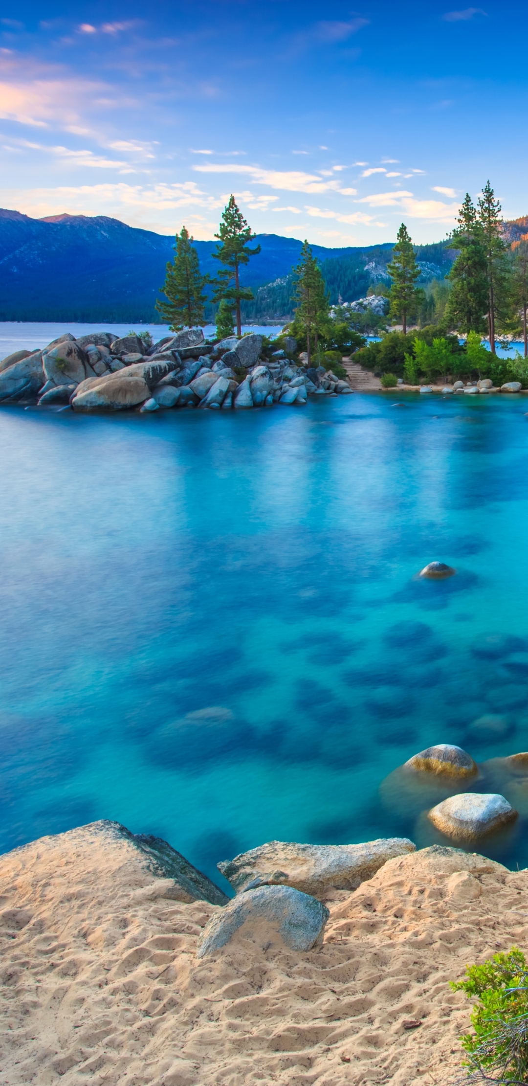 Download mobile wallpaper Lakes, Lake, Tree, Earth, Lake Tahoe for free.