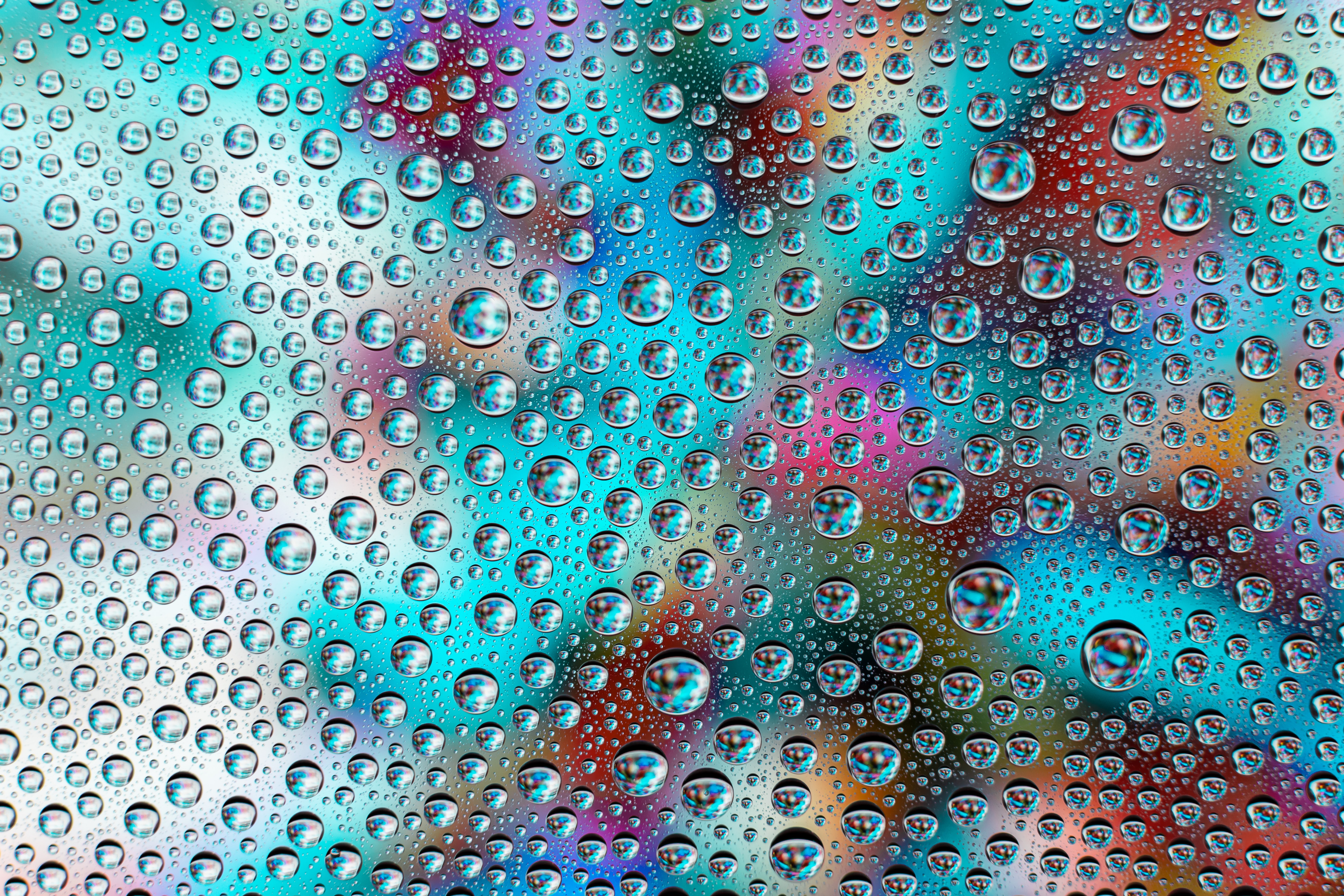 Download mobile wallpaper Reflection, Macro, Water, Spray, Drops for free.