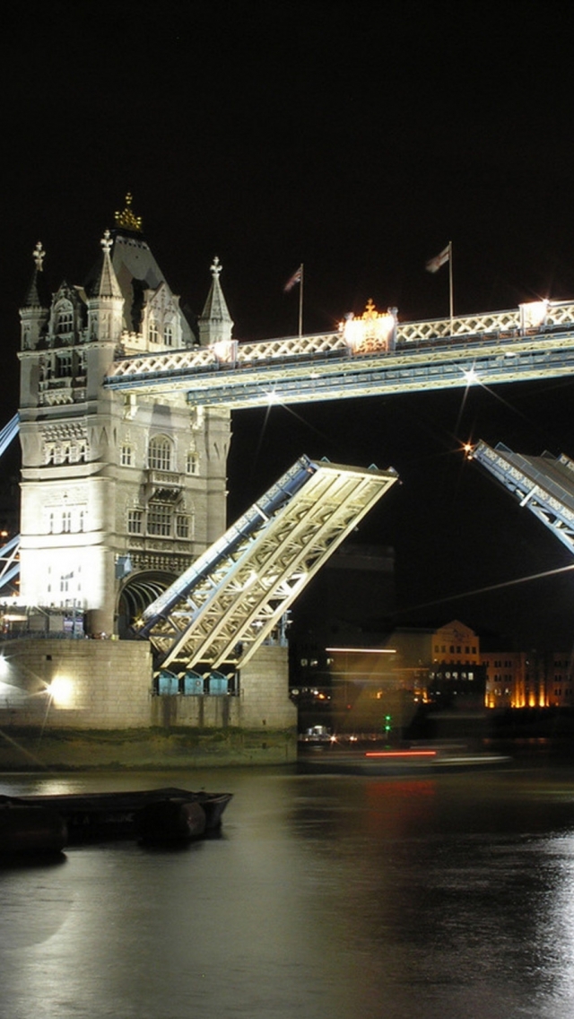 Téléchargez des papiers peints mobile Nuit, Londres, Pont De La Tour, Des Ponts, Construction Humaine gratuitement.