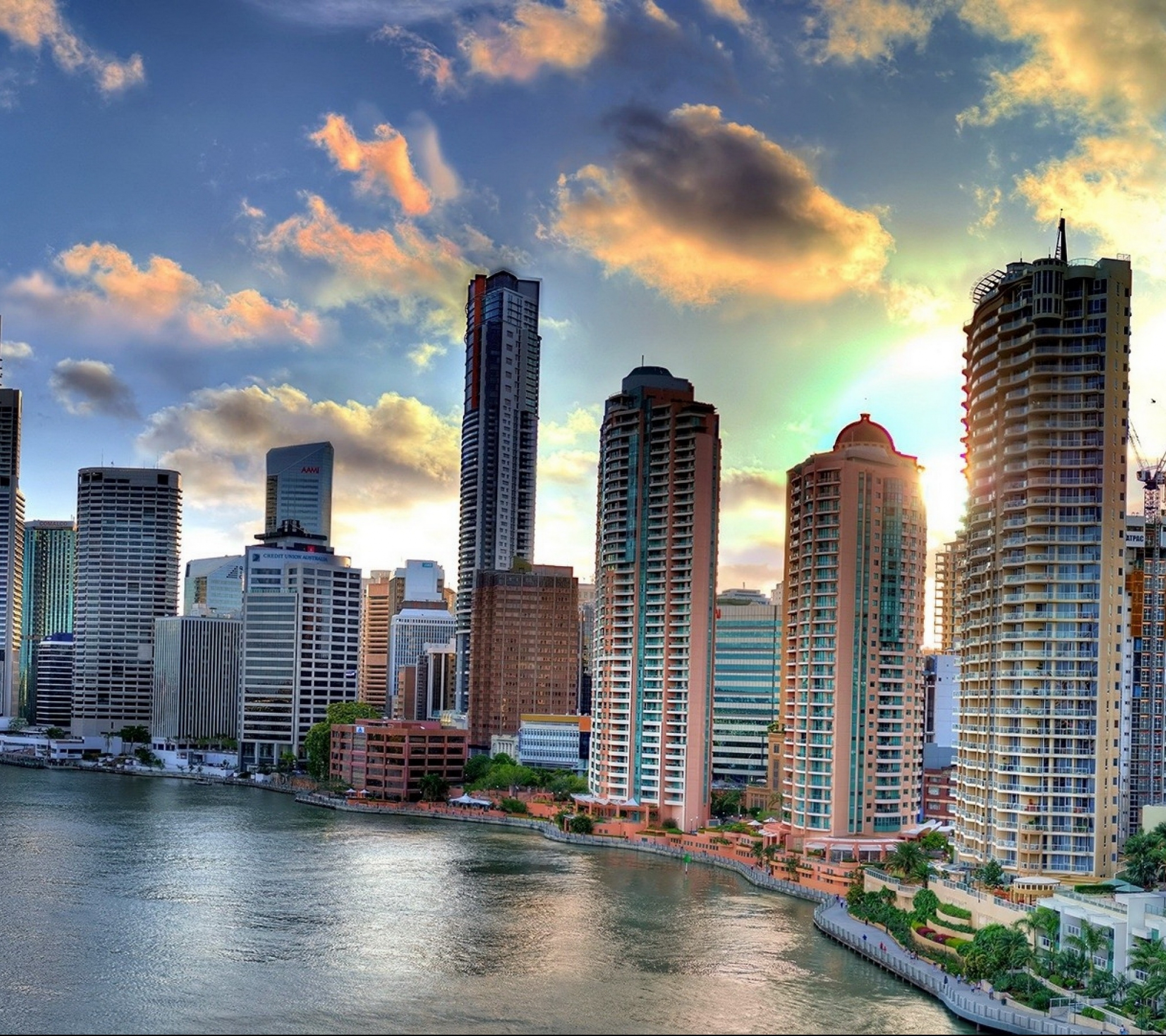 Laden Sie das Städte, Brisbane, Menschengemacht-Bild kostenlos auf Ihren PC-Desktop herunter