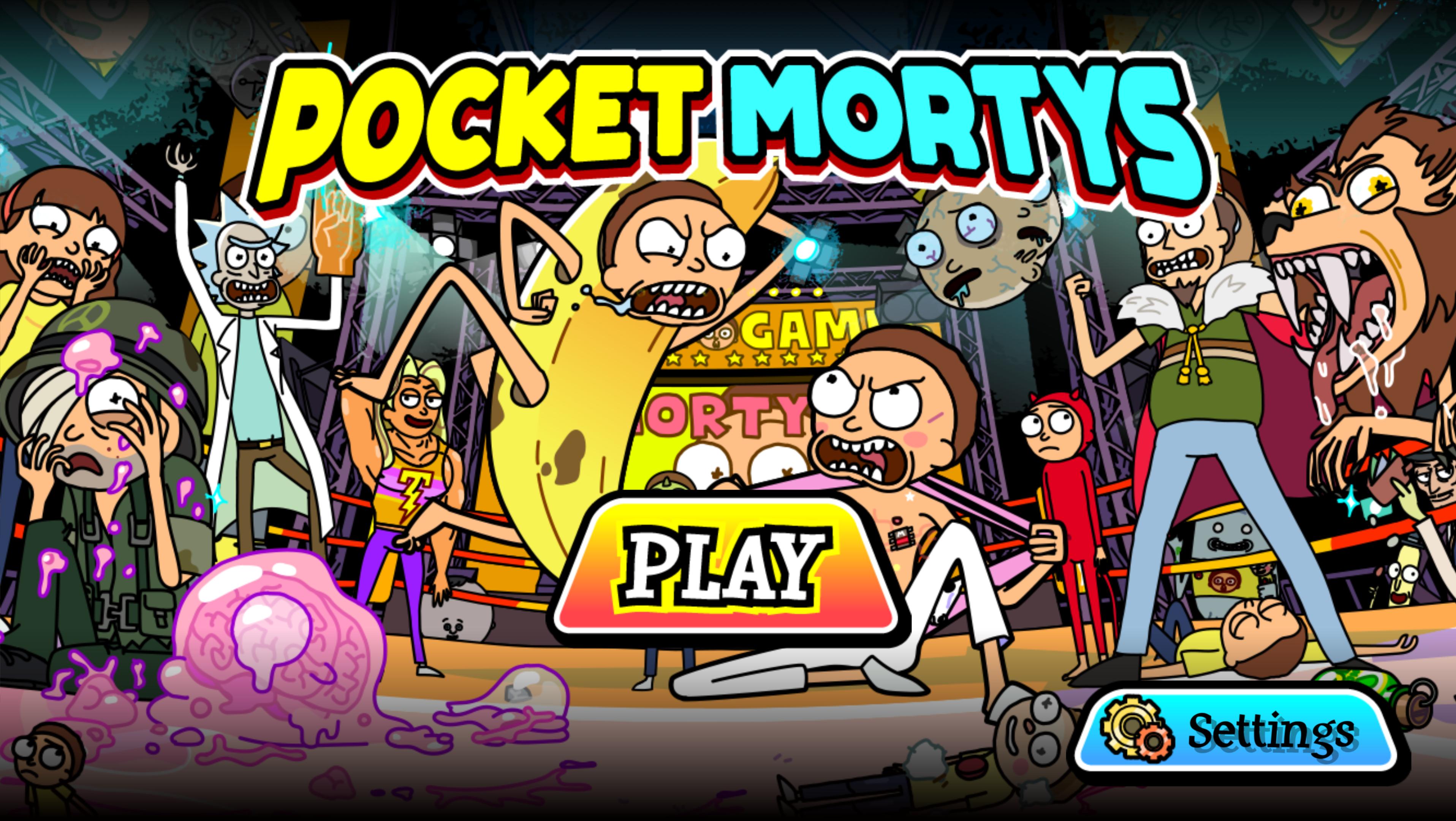 Die besten Rick Und Morty: Pocket Mortys-Hintergründe für den Telefonbildschirm