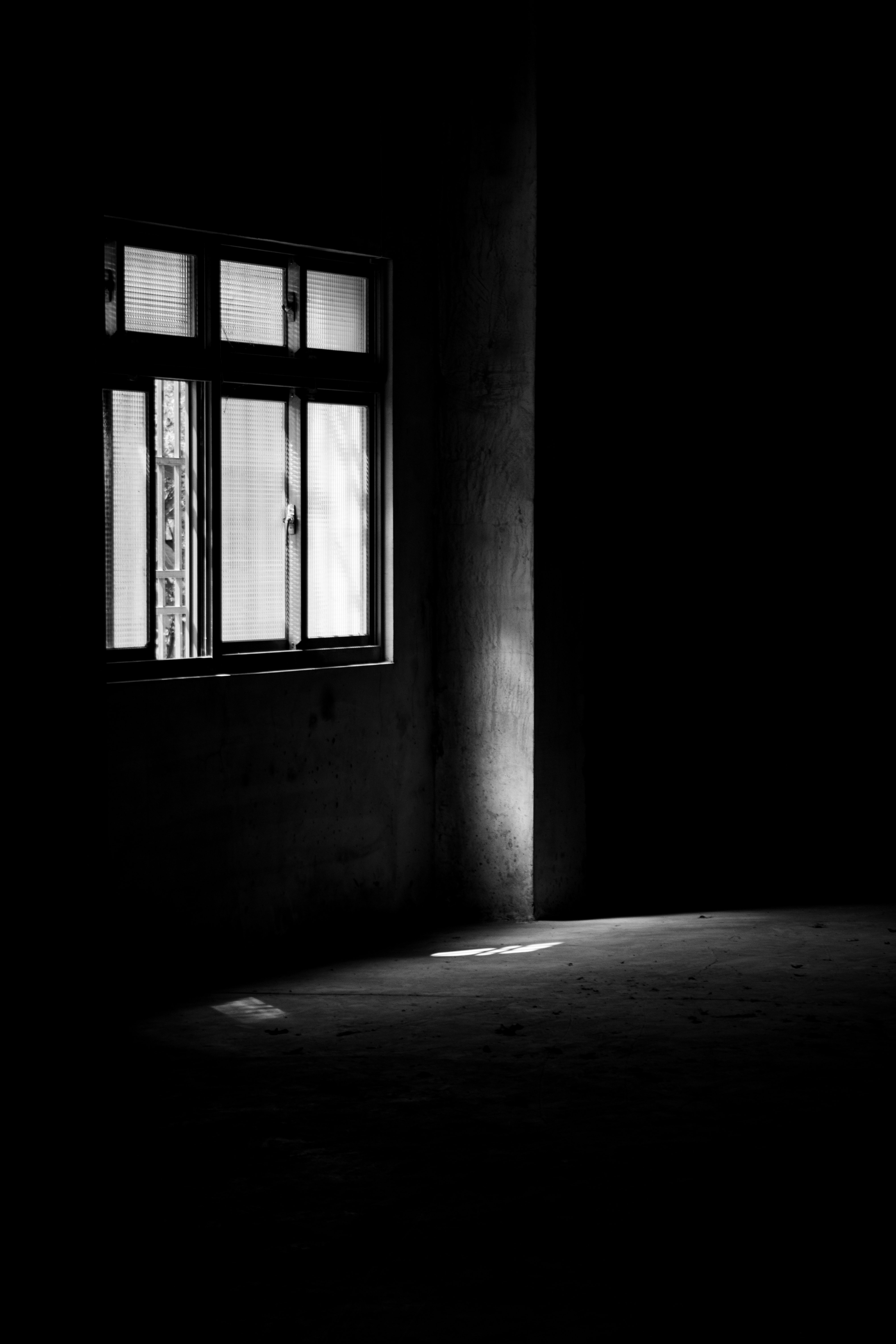 window, black, dark, bw, chb, room QHD