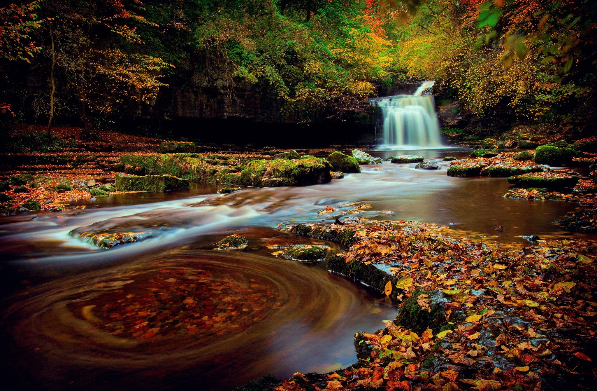 Handy-Wallpaper Wasserfall, Erde/natur kostenlos herunterladen.