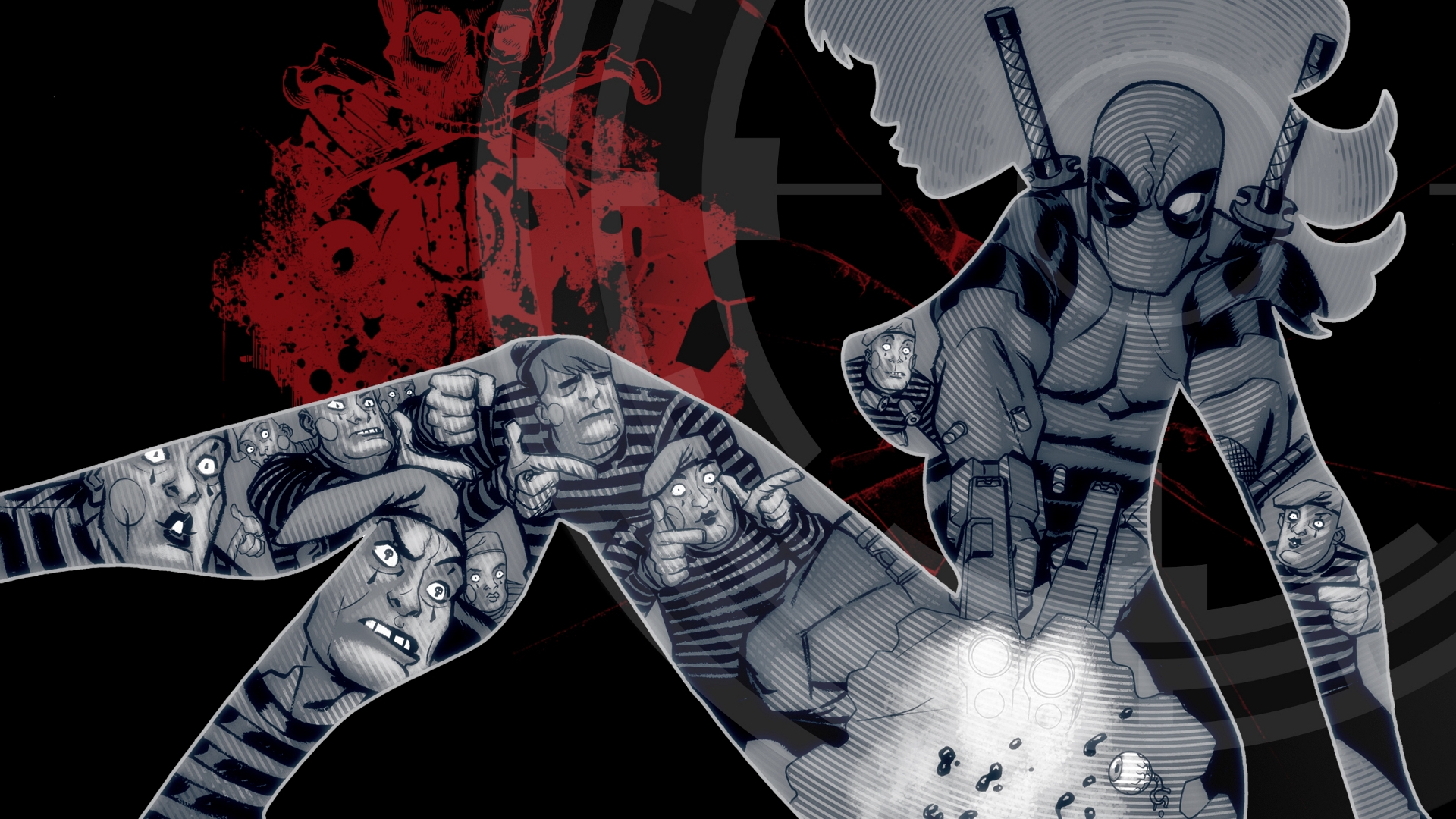 Free download wallpaper Deadpool, Comics on your PC desktop
