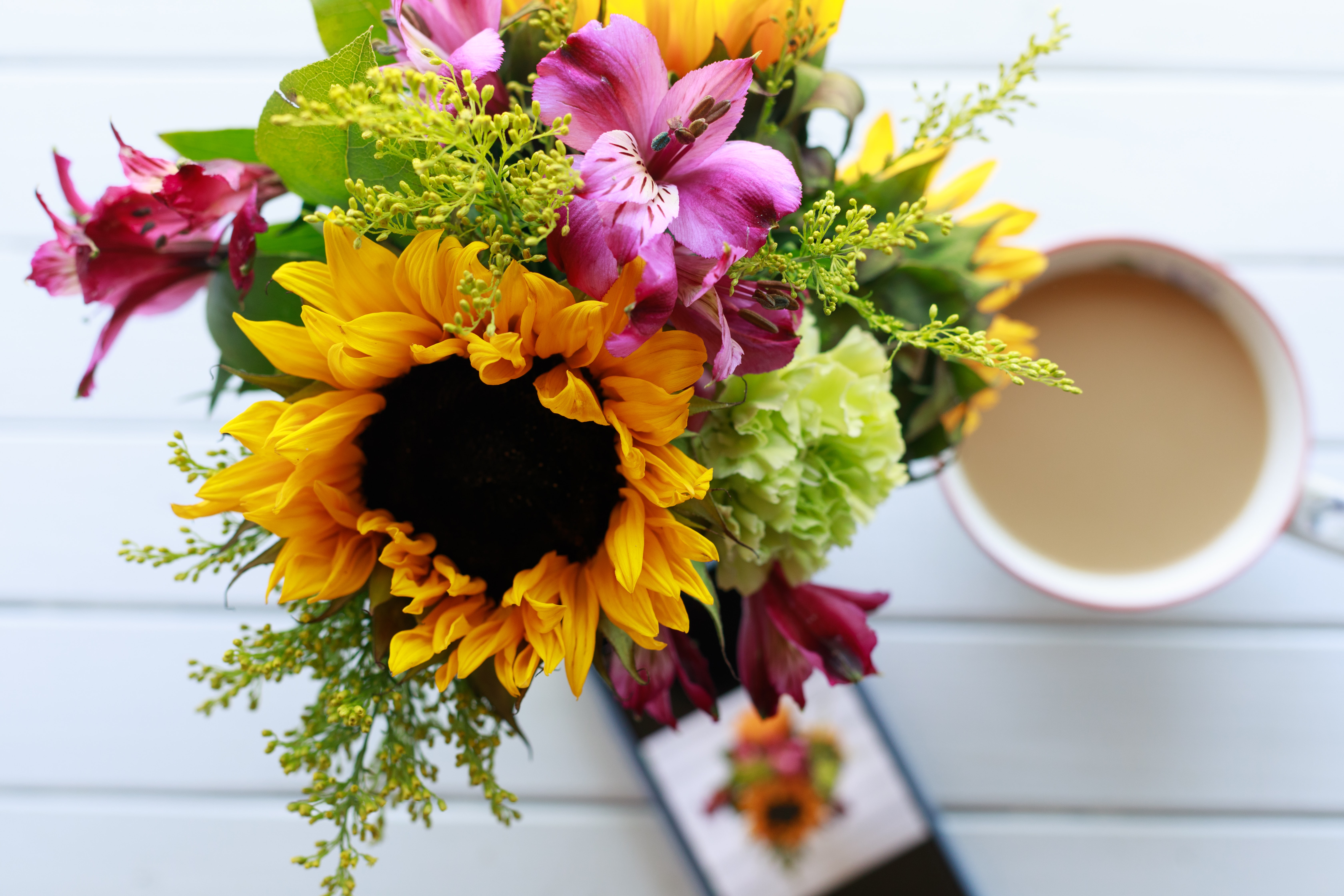 Laden Sie das Blume, Sonnenblume, Menschengemacht-Bild kostenlos auf Ihren PC-Desktop herunter