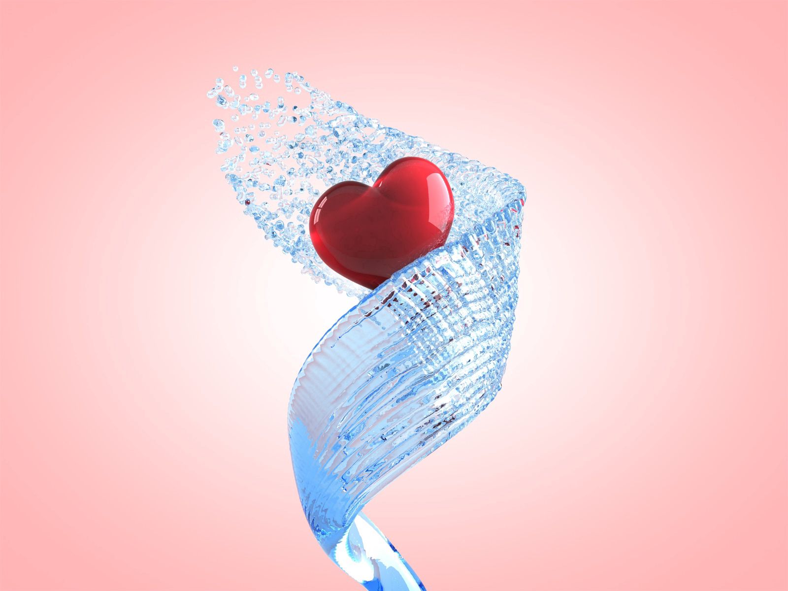 Завантажити шпалери безкоштовно Серце, Синій, Любов, Рожевий картинка на робочий стіл ПК