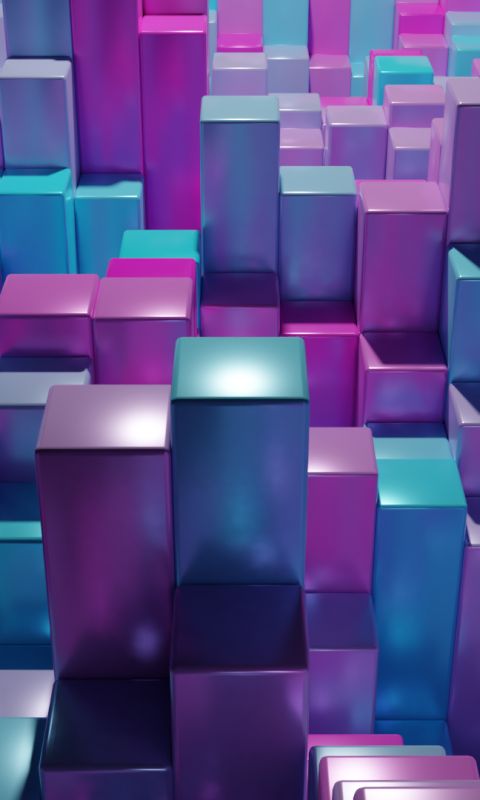 Download mobile wallpaper Abstract, Pink, 3D for free.
