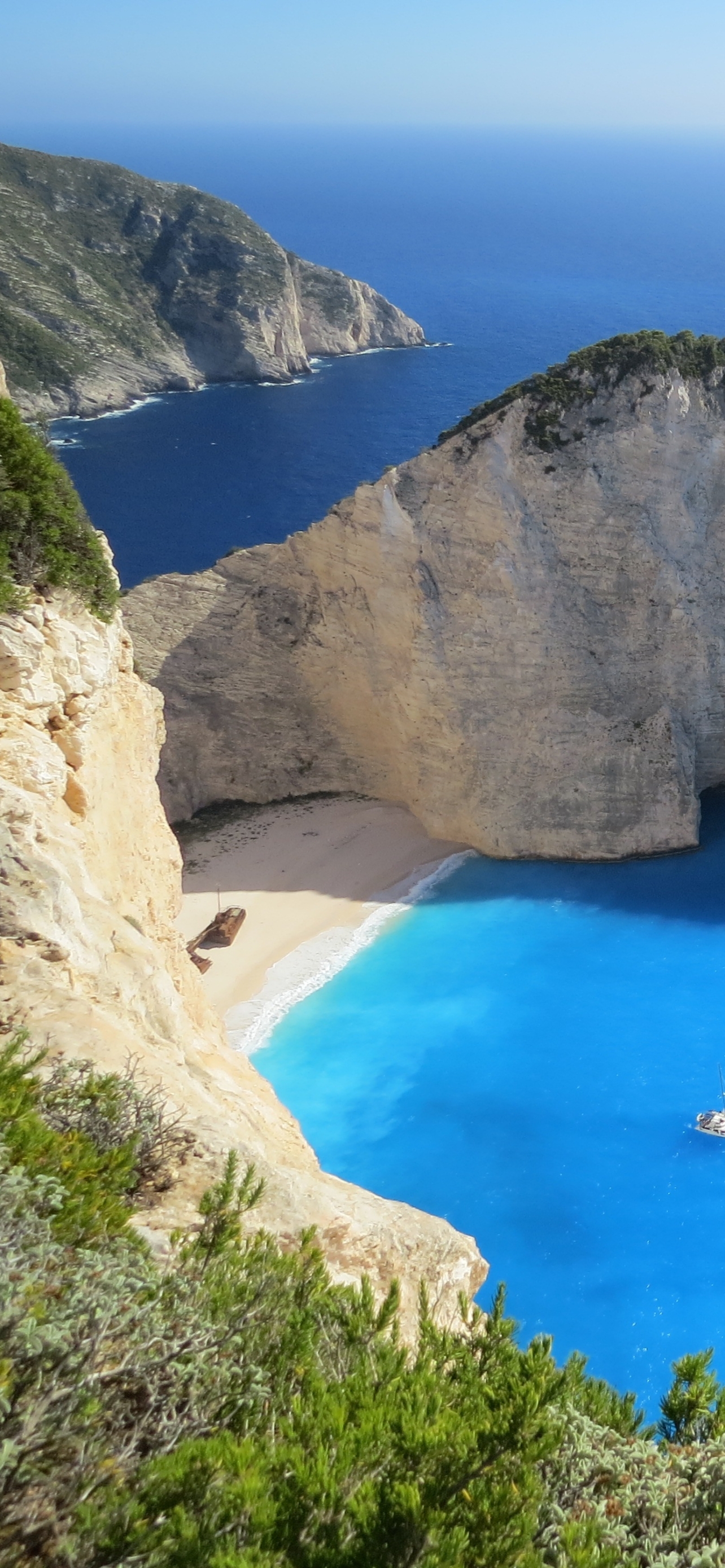 Download mobile wallpaper Beach, Earth, Coastline, Zakynthos for free.