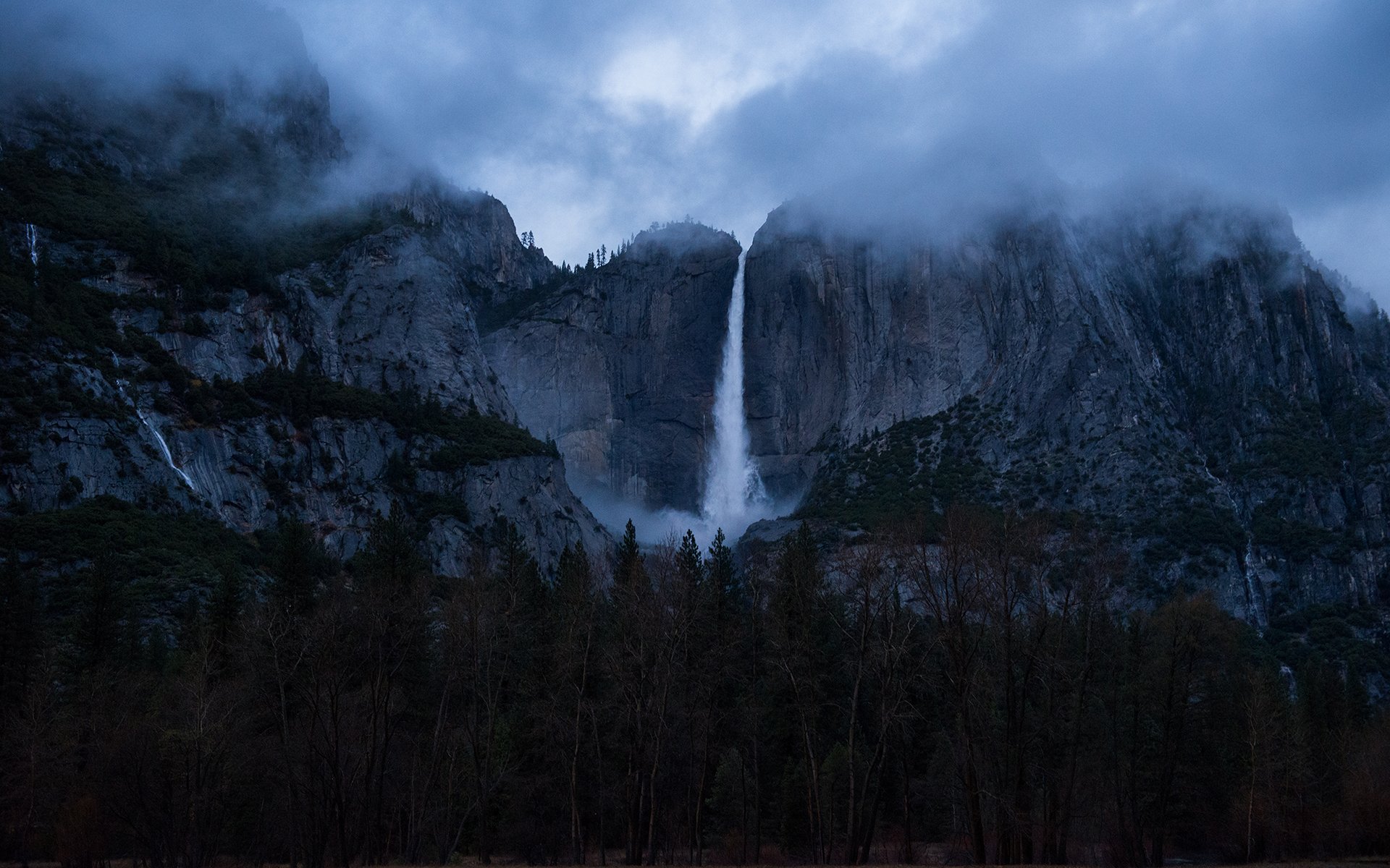 Téléchargez gratuitement l'image Cascades, Forêt, Falaise, Terre/nature, Chûte D'eau, Chutes De Yosemite sur le bureau de votre PC