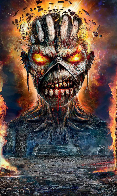 Download mobile wallpaper Music, Iron Maiden for free.