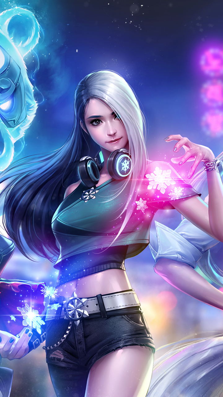 Download mobile wallpaper Video Game, Marvel: Future Fight, Luna Snow for free.